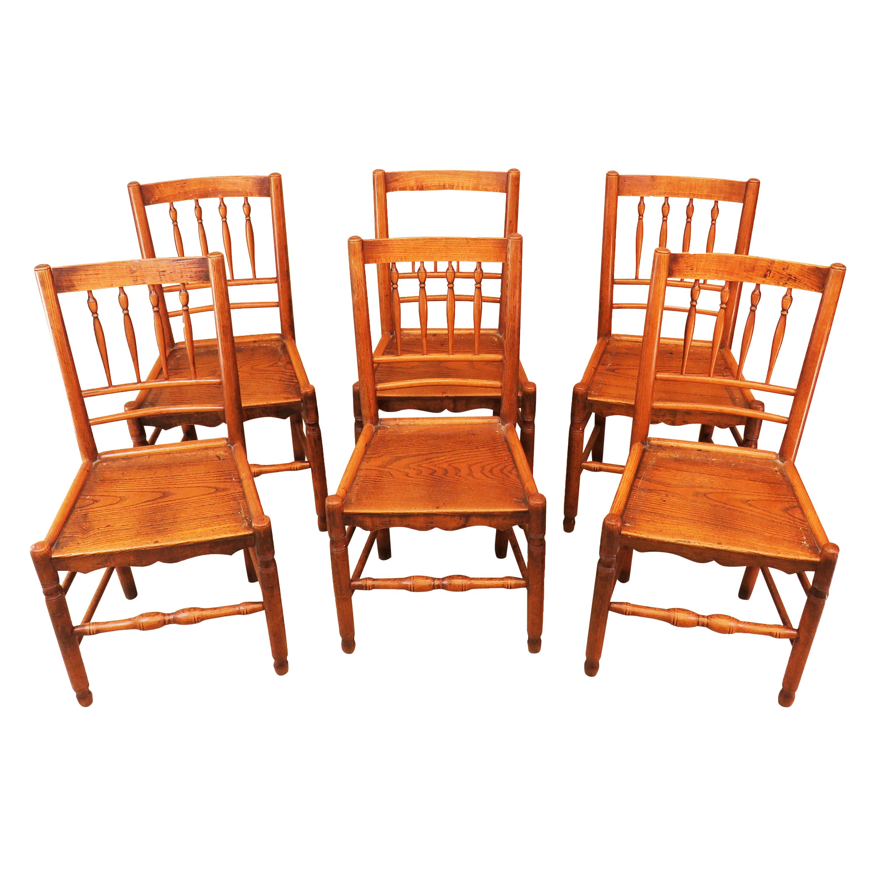 19th Century French Set of Dining Chairs For Sale at 1stDibs