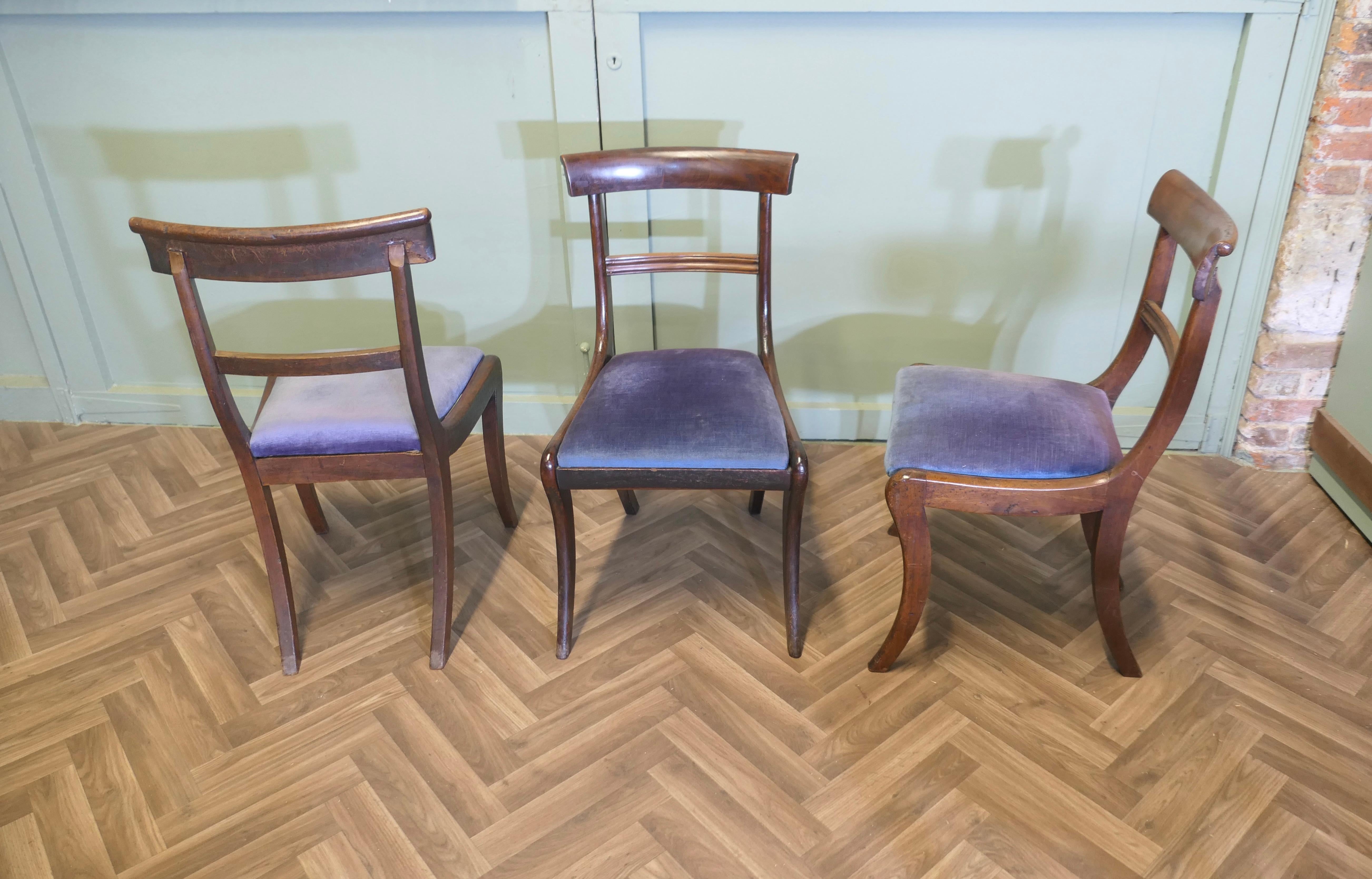 Set di 6 sedie da pranzo Regency del XIX secolo.  Queste sono delle bellissime sedie in vendita 2