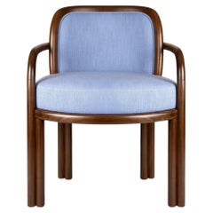 Set of 6 21st Century James Dining Chair Walnut Wood by Wood Tailors
