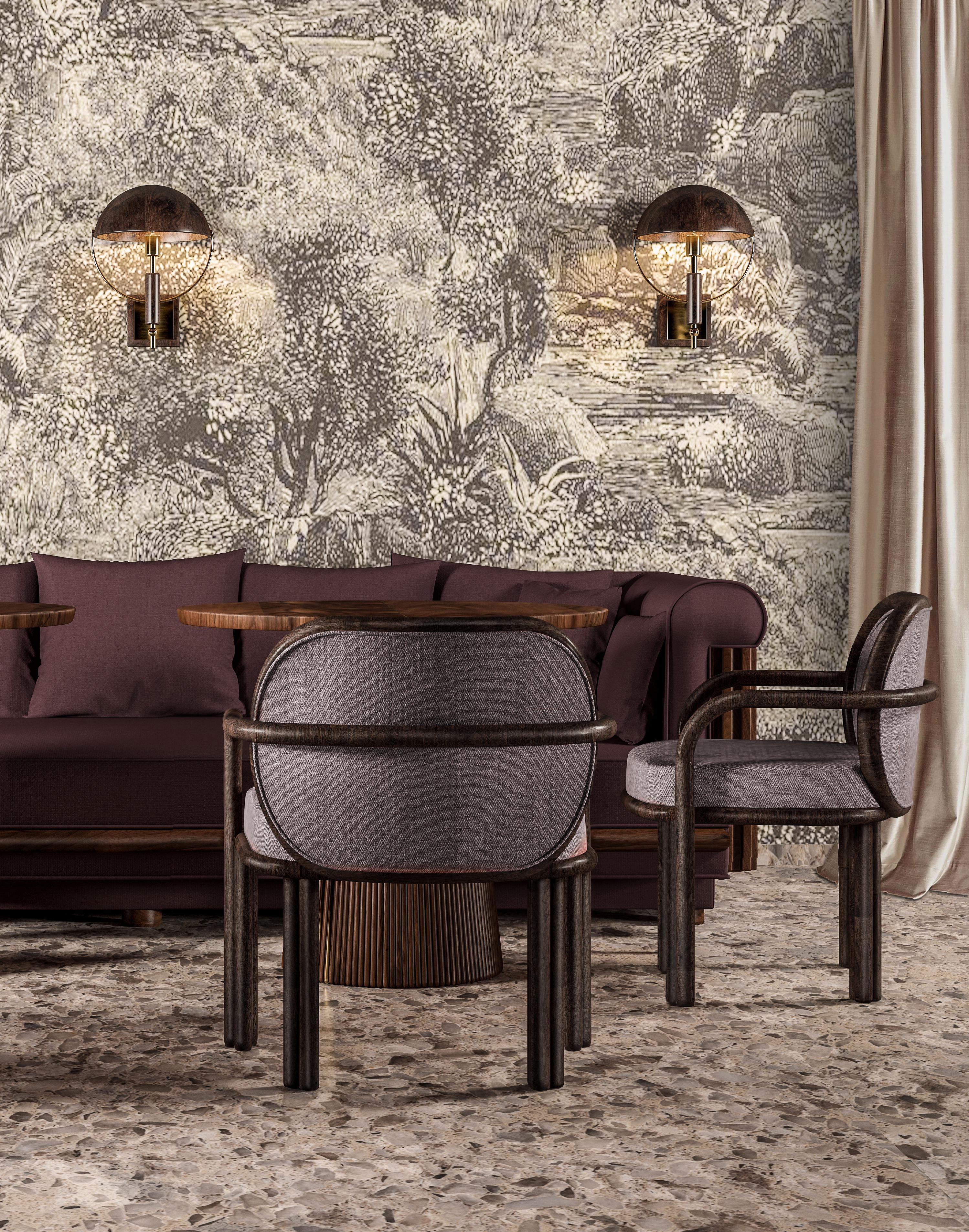 Lot de 6 chaises de salle à manger A James du 21e siècle en Wood Wood par Wood Tailors Neuf - En vente à RIO TINTO, PT
