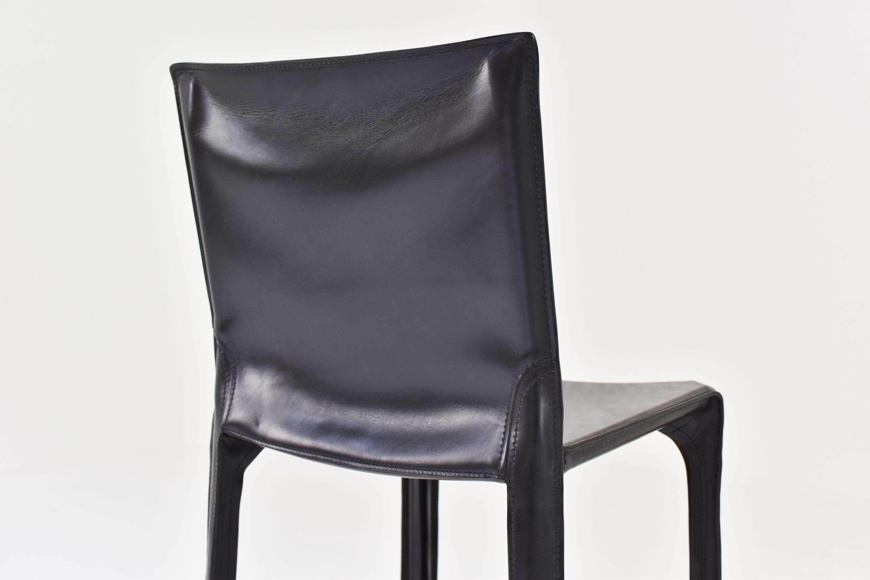 Set of 6 “413” CAB Chairs by Mario Bellini for Cassina, Italy, 1977 2