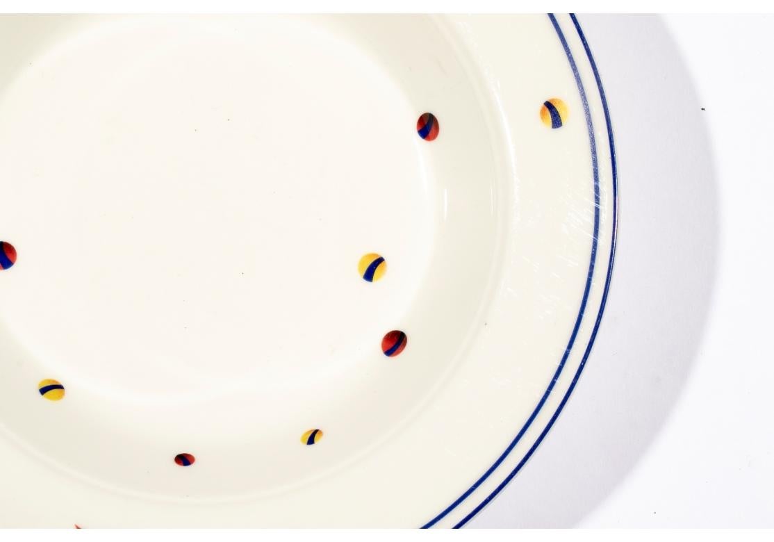 Hollywood Regency Set Of 6 Adam Tihany For Le Cirque Restaurant Villeroy & Boch 9