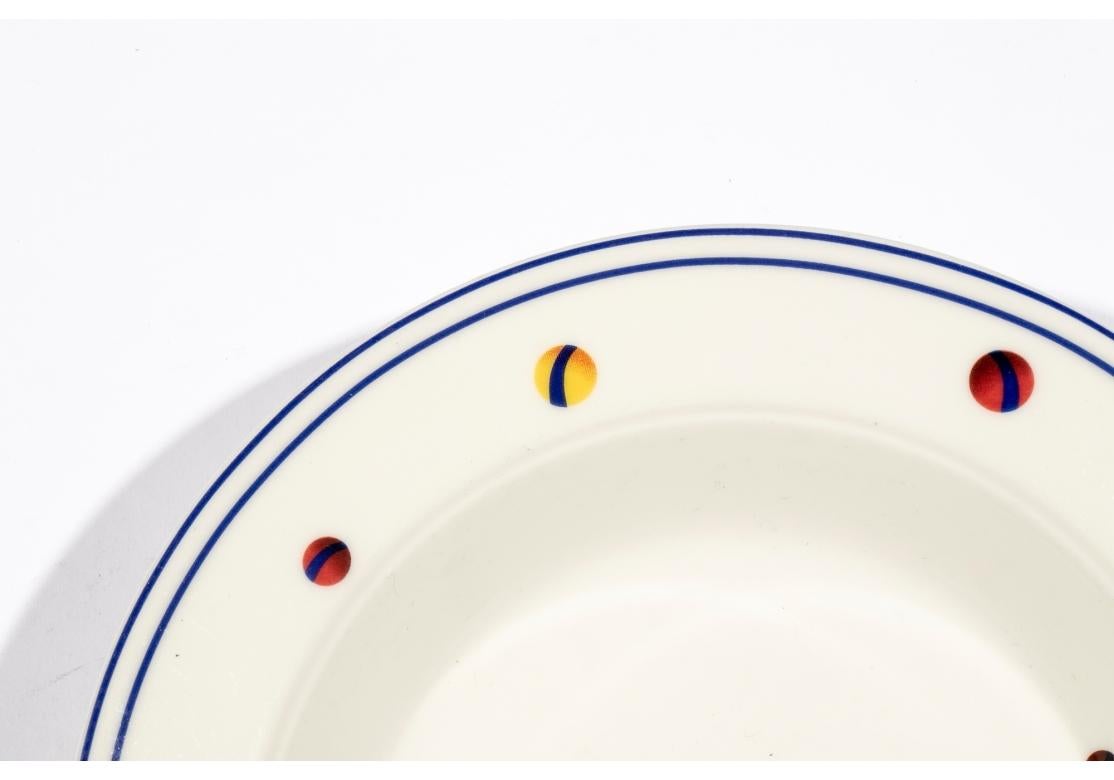 Luxembourgish Set Of 6 Adam Tihany For Le Cirque Restaurant Villeroy & Boch 9