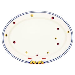 Set Of 6 Adam Tihany For Le Cirque Villeroy & Boch 11" Oval Plates