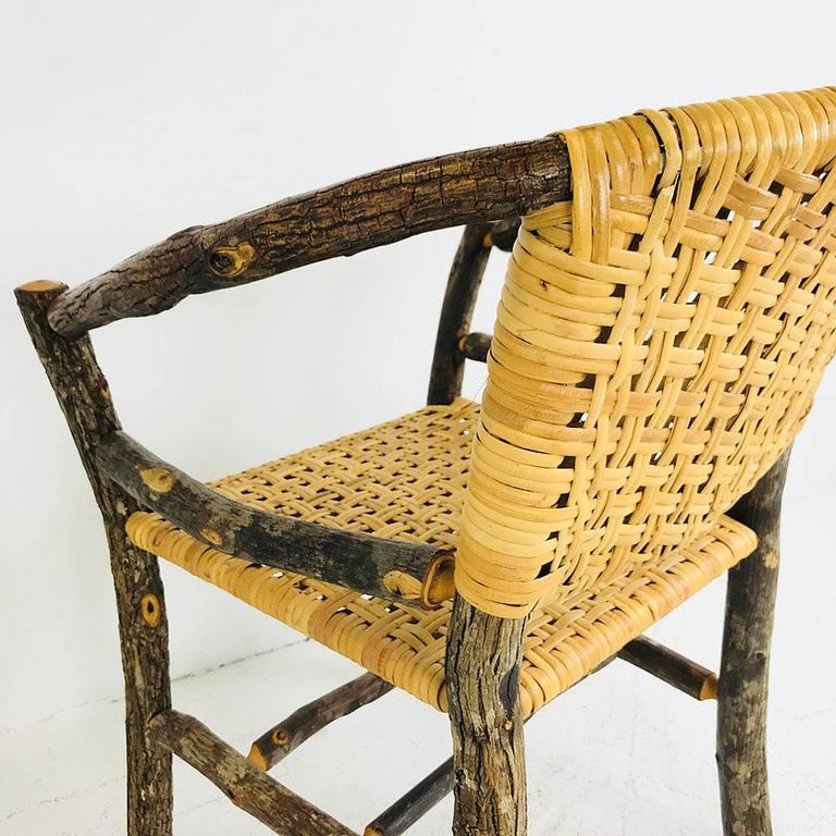 Set of Six Adirondack Hickory Chairs For Sale at 1stdibs