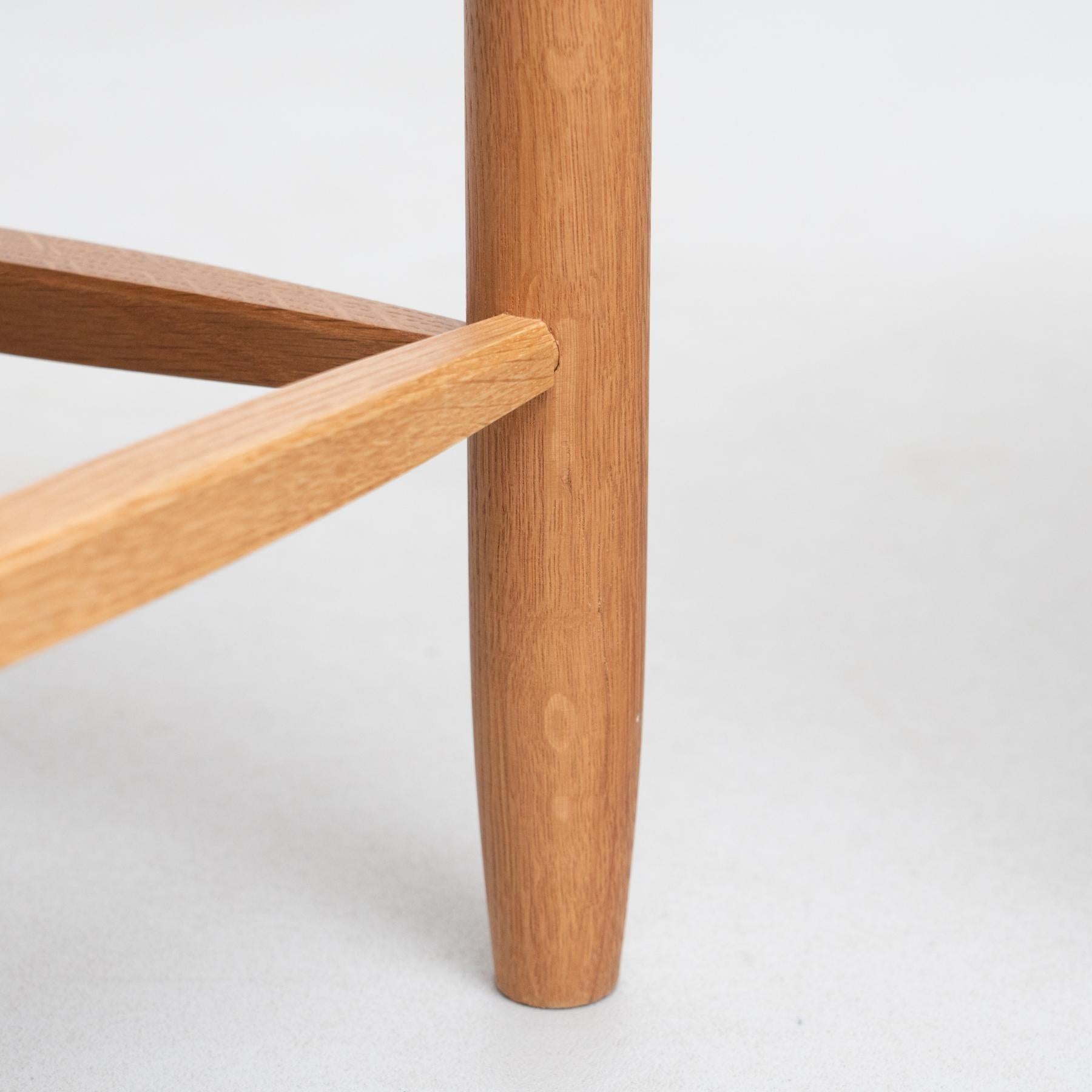 Set of 6 After Charlotte Perriand n.19 Chairs, Wood Rattan, Mid-Century Modern in vendita 9