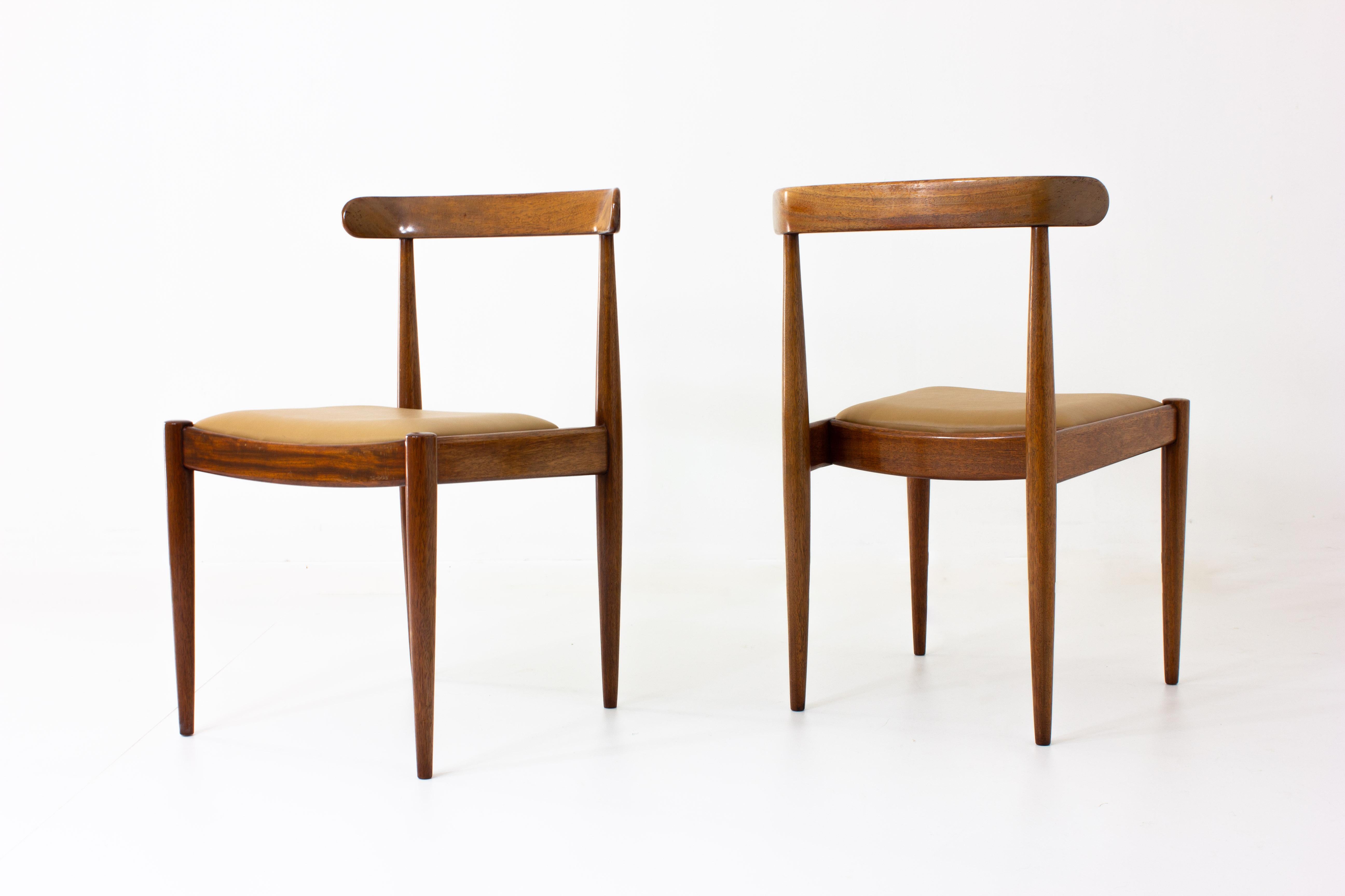 Set of 6 Alfred Hendrickx Dining Chairs, Belgium, 1960s 3