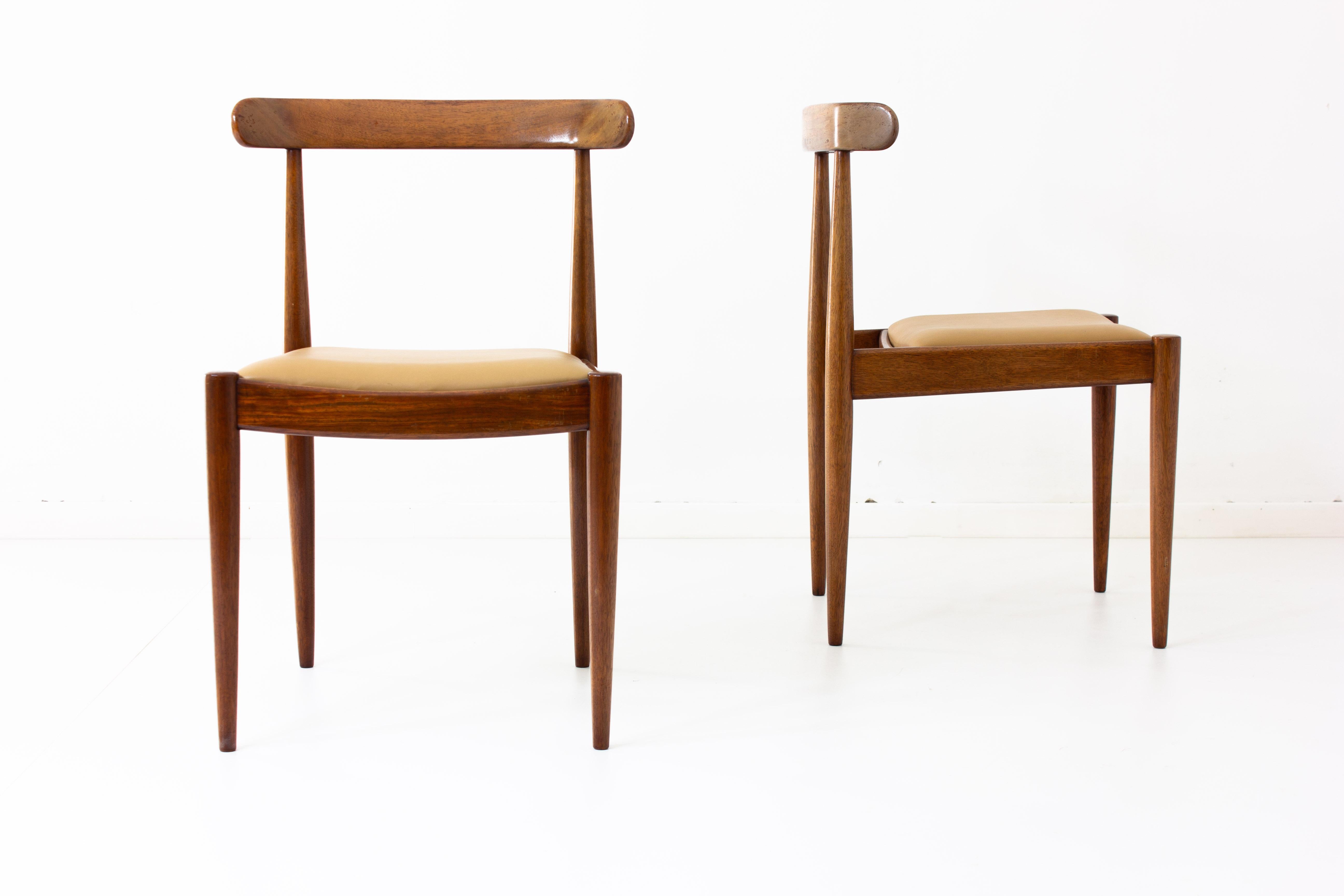 Set of 6 Alfred Hendrickx Dining Chairs, Belgium, 1960s 2