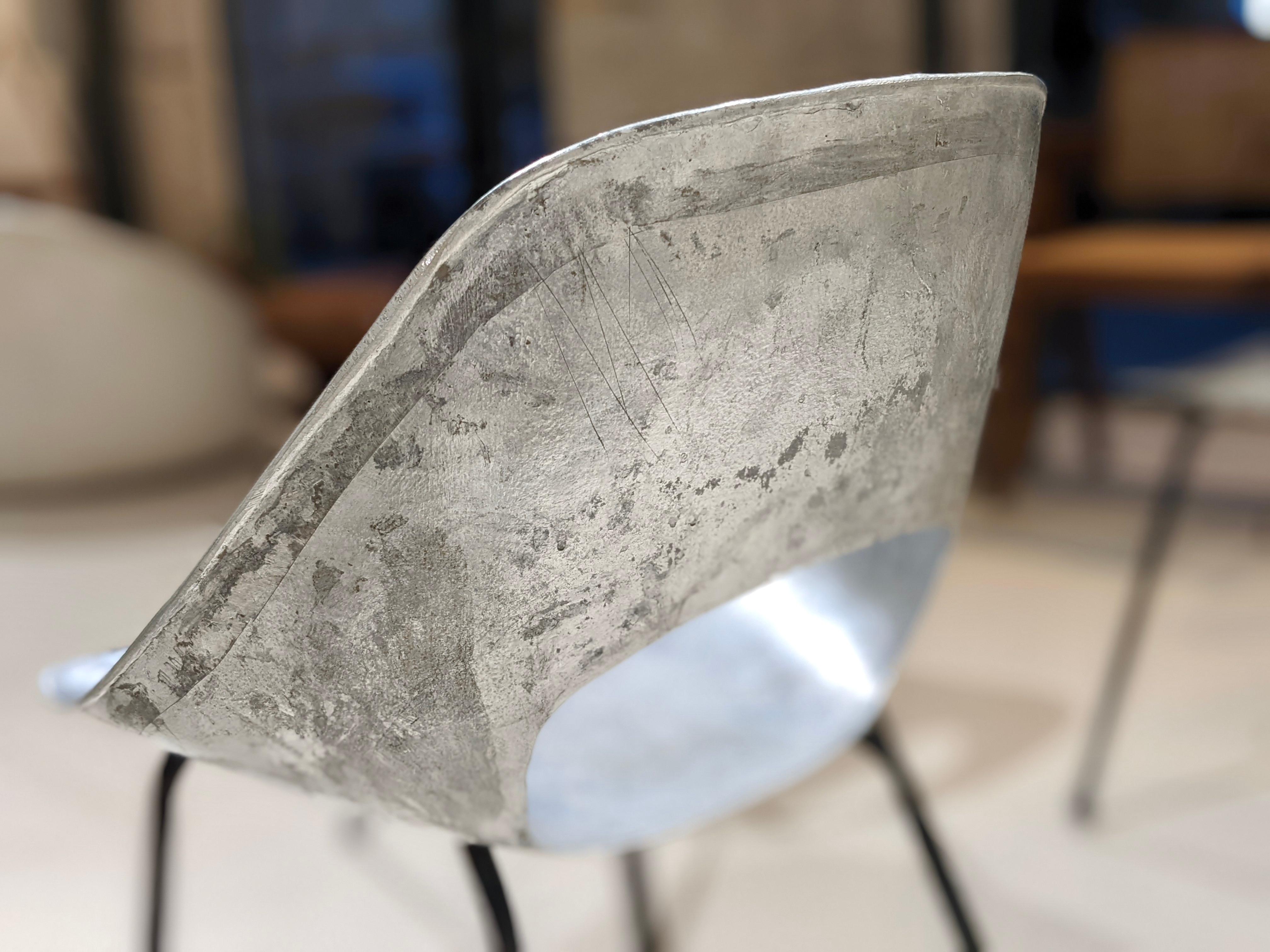 Set of 6 Aluminum Tulip Chair , Pierre Guariche 4