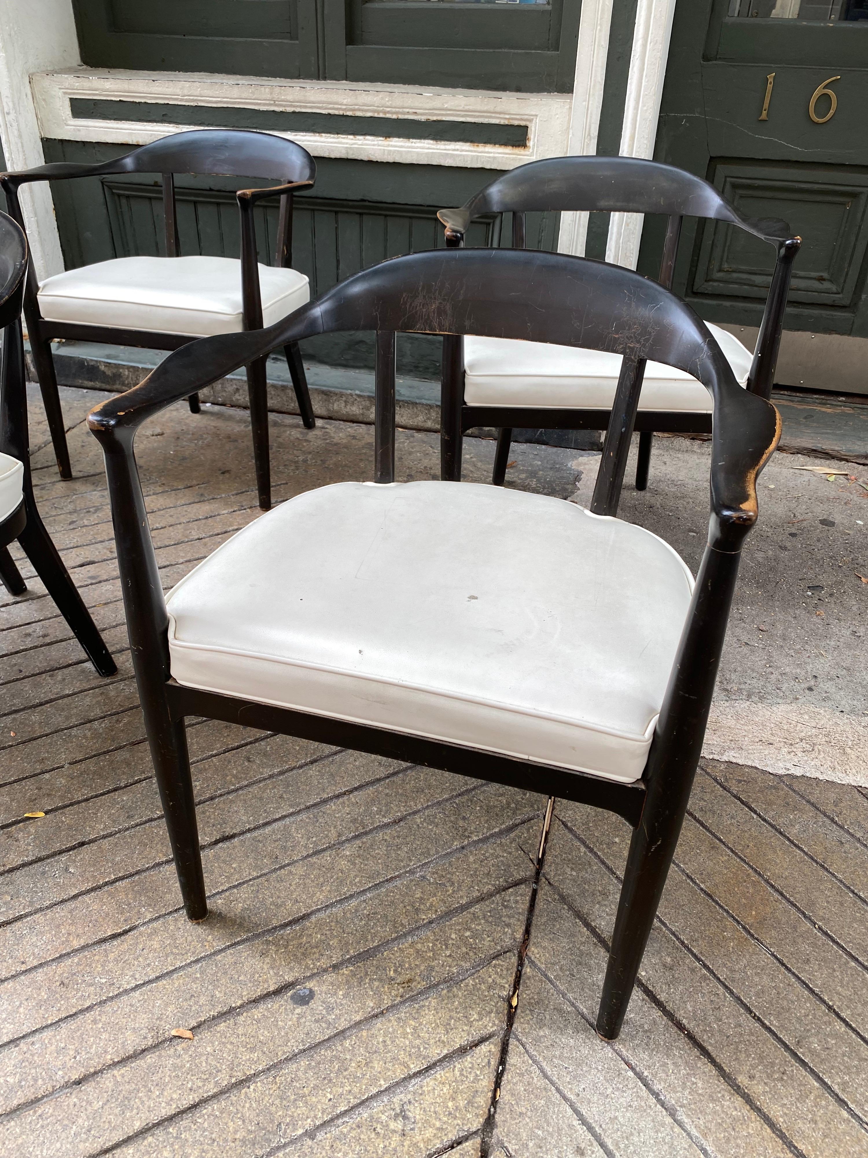 Set of 6 American Armchairs in the style of Hans Wegner 4