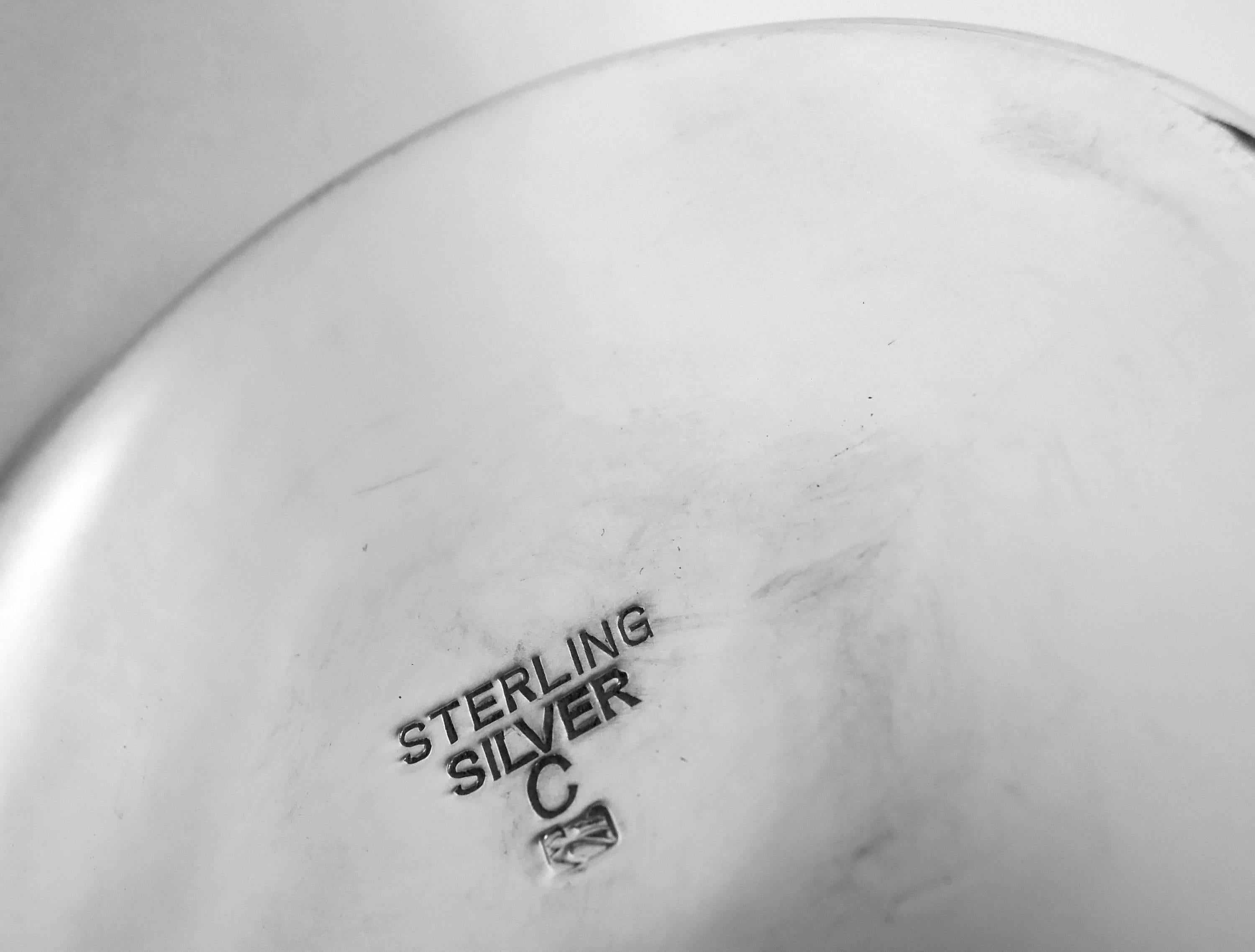 Argent sterling Lot de 6 boules montantes américaines modernes en argent sterling en vente