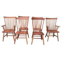 Set of 6 Amish Style Cherry Dining Chairs