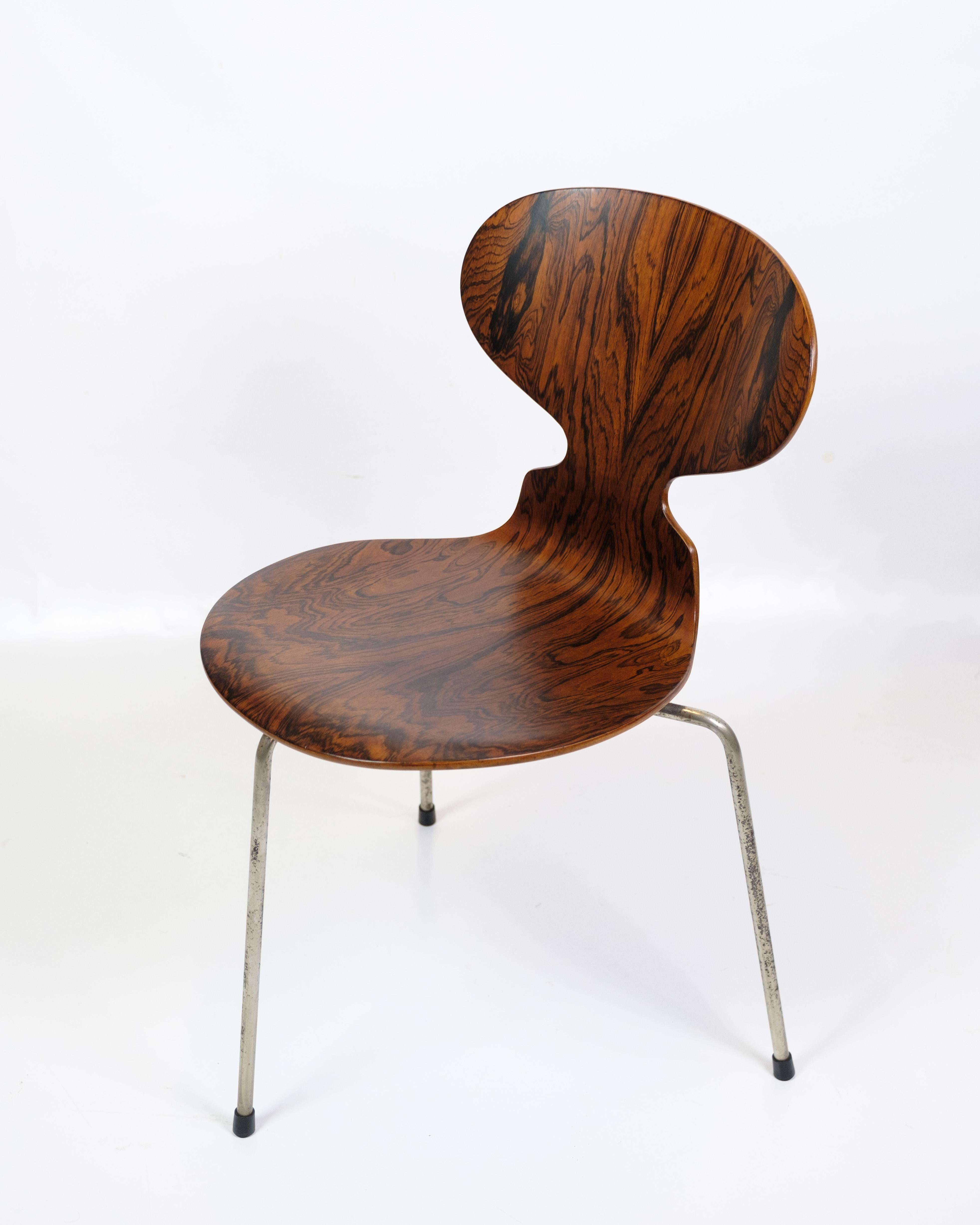 Mid-Century moderno Set di 6 sedie Ant Model 3101 in palissandro di Arne Jacobsen in vendita