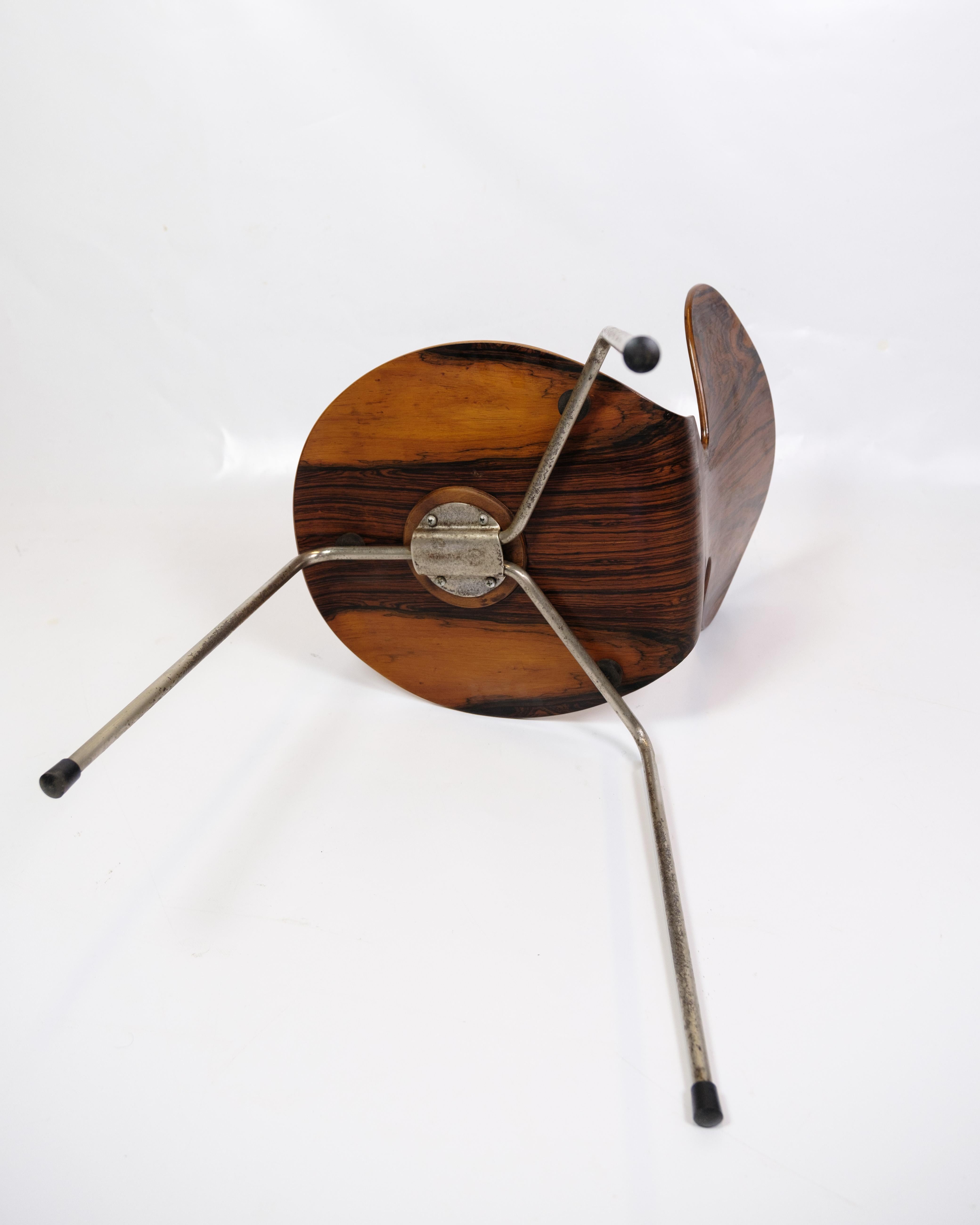 Palissandro Set di 6 sedie Ant Model 3101 in palissandro di Arne Jacobsen in vendita