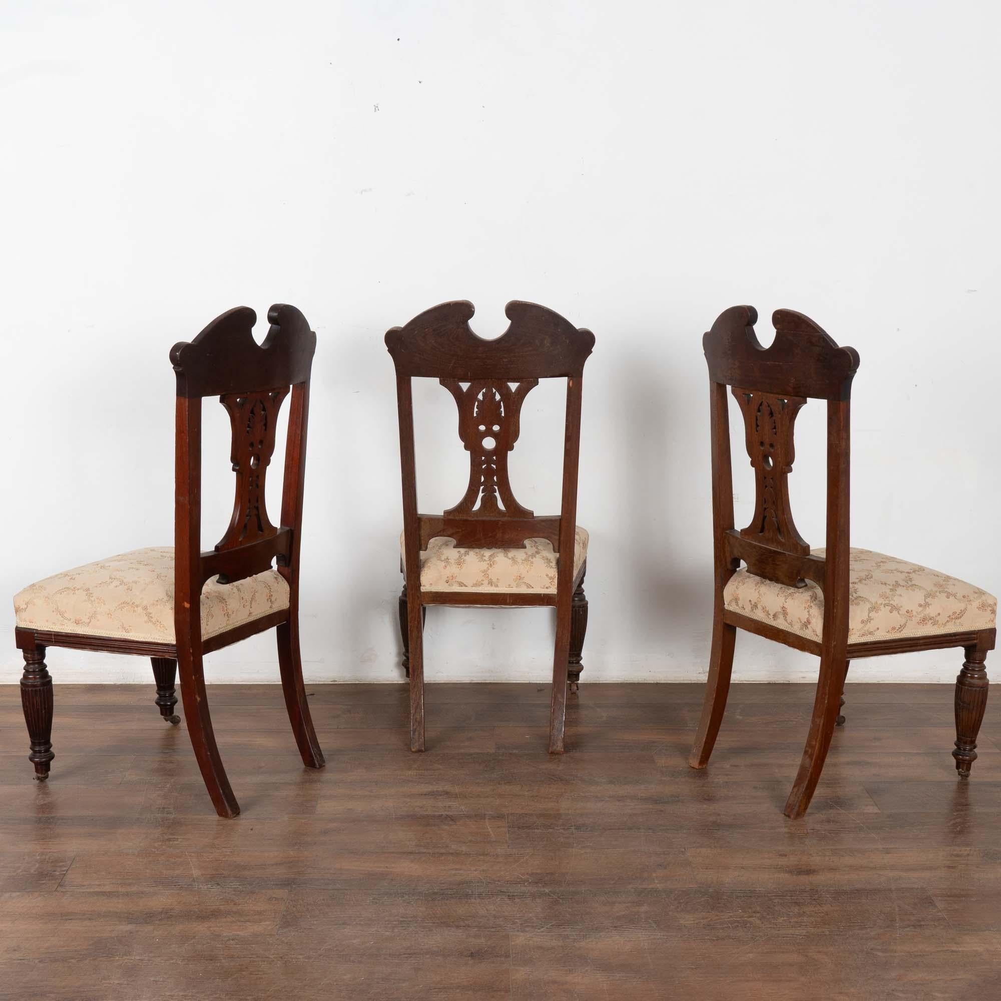 Set of 6 Antique 19th Century English Mahogany Dining Chairs For Sale 10