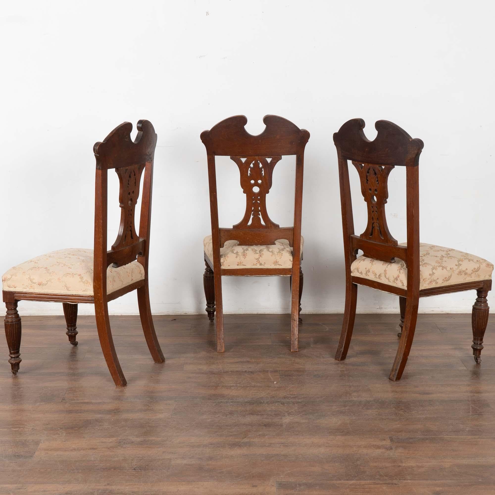Set of 6 Antique 19th Century English Mahogany Dining Chairs For Sale 11