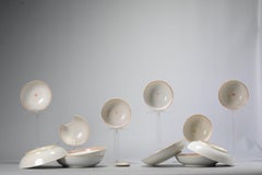 Set of 6 Antique Chinese Porcelain Tea Chine de Commande Qianlong Period, 18thC