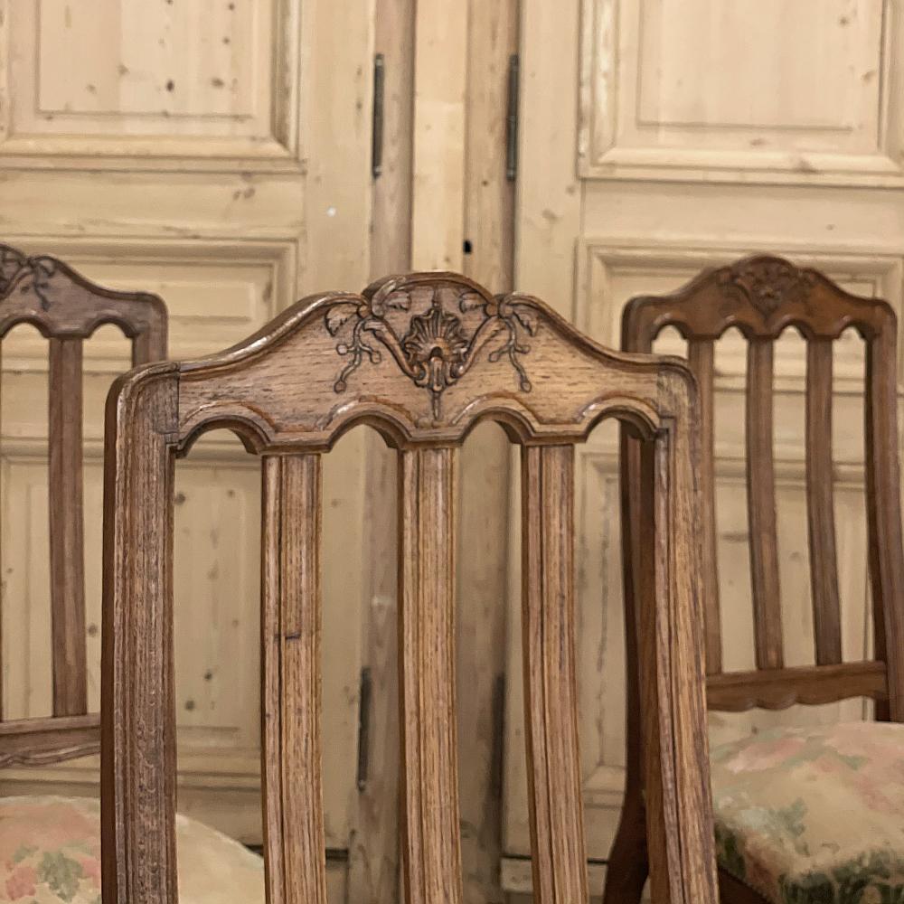 antique french dining chairs