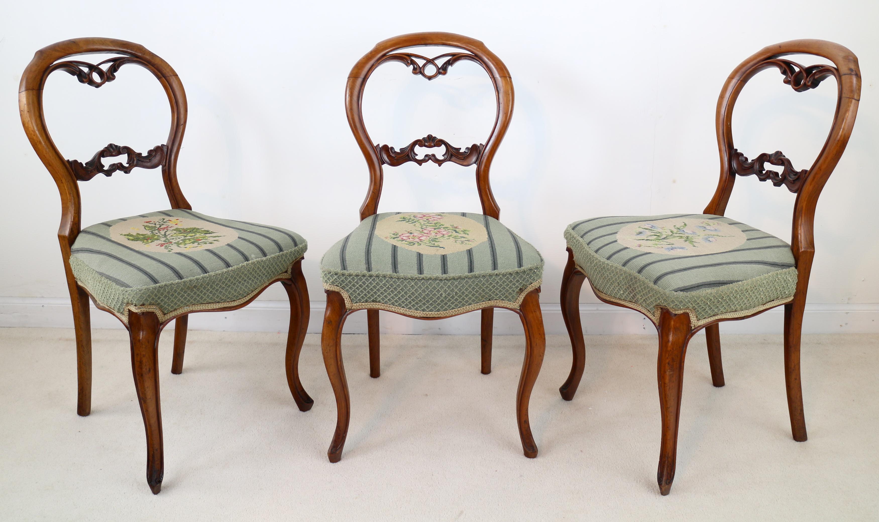 victorian style dining chairs