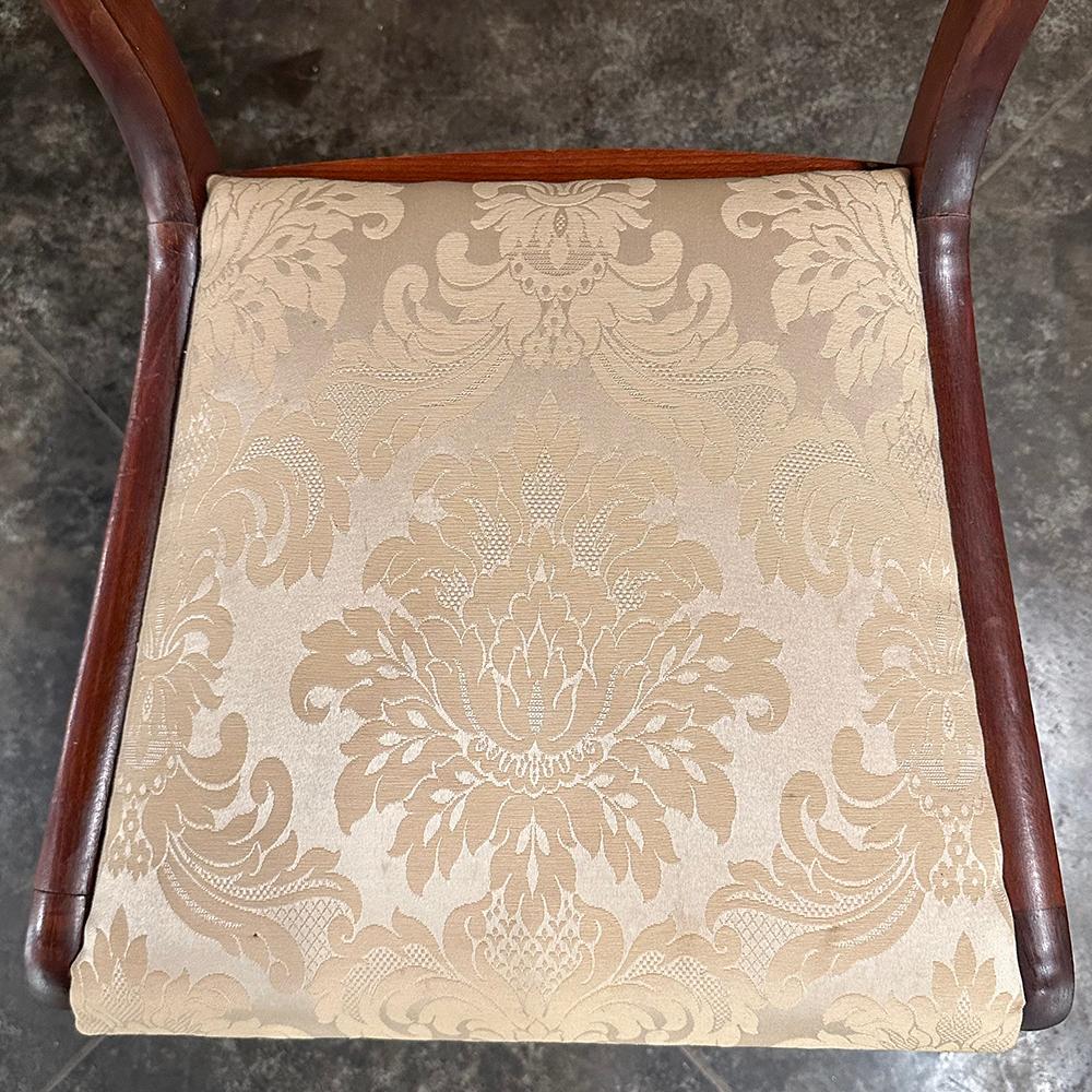 Ensemble de 6 chaises de salle à manger en acajou Antique Empire Revival français en vente 6