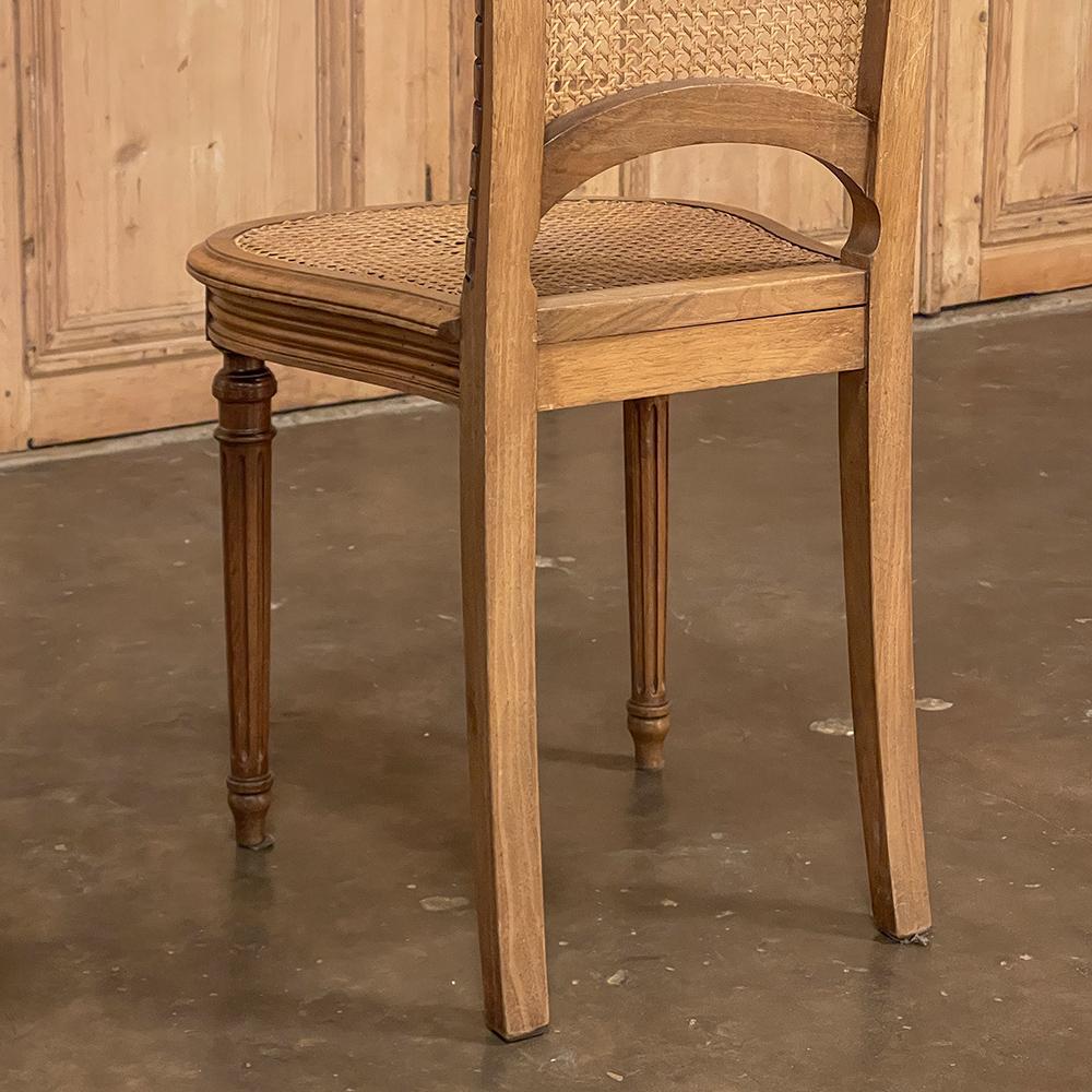 Set of 6 Antique French Louis XVI Caned Dining Chairs 14