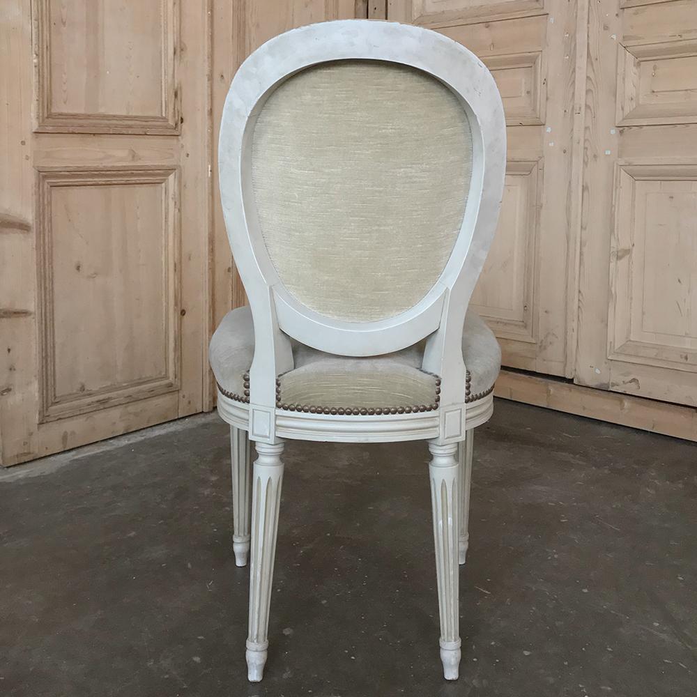 Set of 6 Antique French Louis XVI Dining Chairs 4