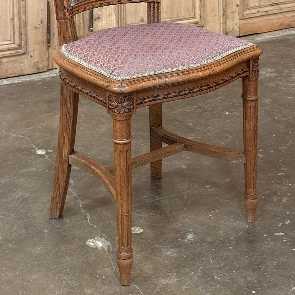 Set of 6 Antique French Louis XVI Dining Chairs For Sale 9