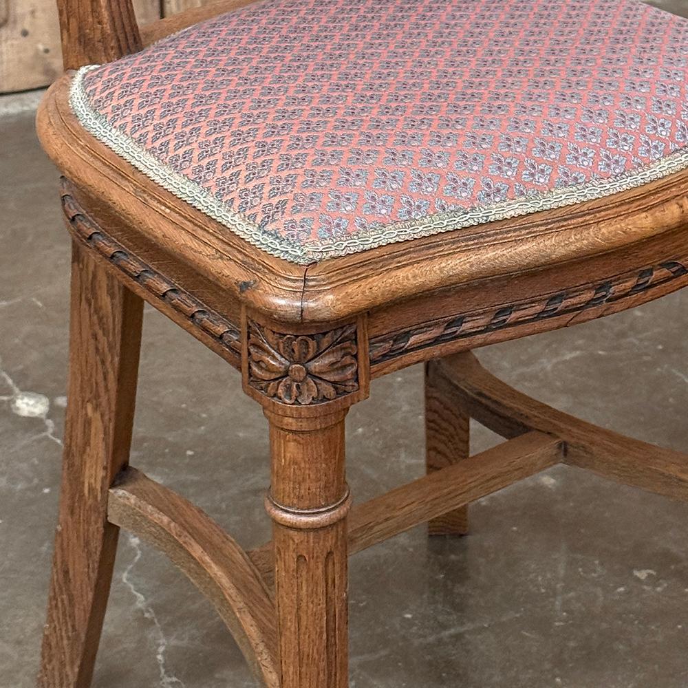 Set of 6 Antique French Louis XVI Dining Chairs For Sale 10