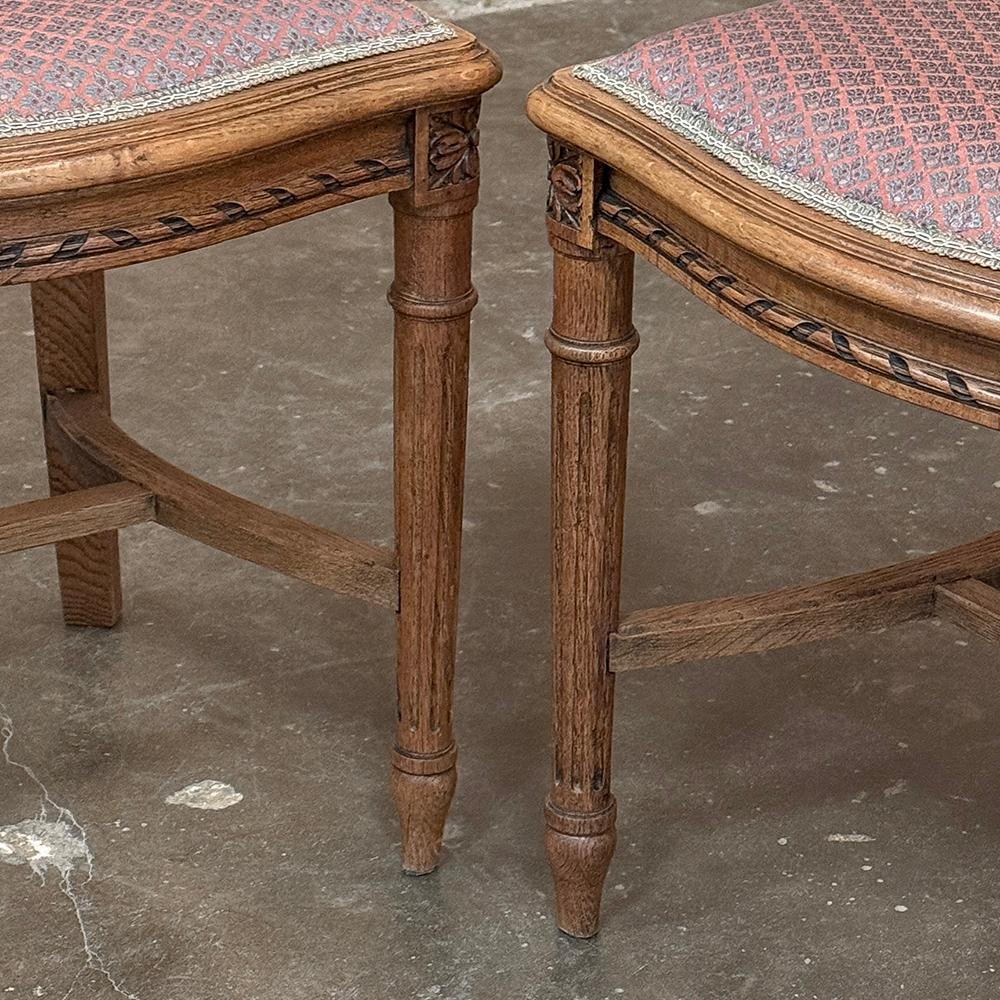 Set of 6 Antique French Louis XVI Dining Chairs For Sale 12