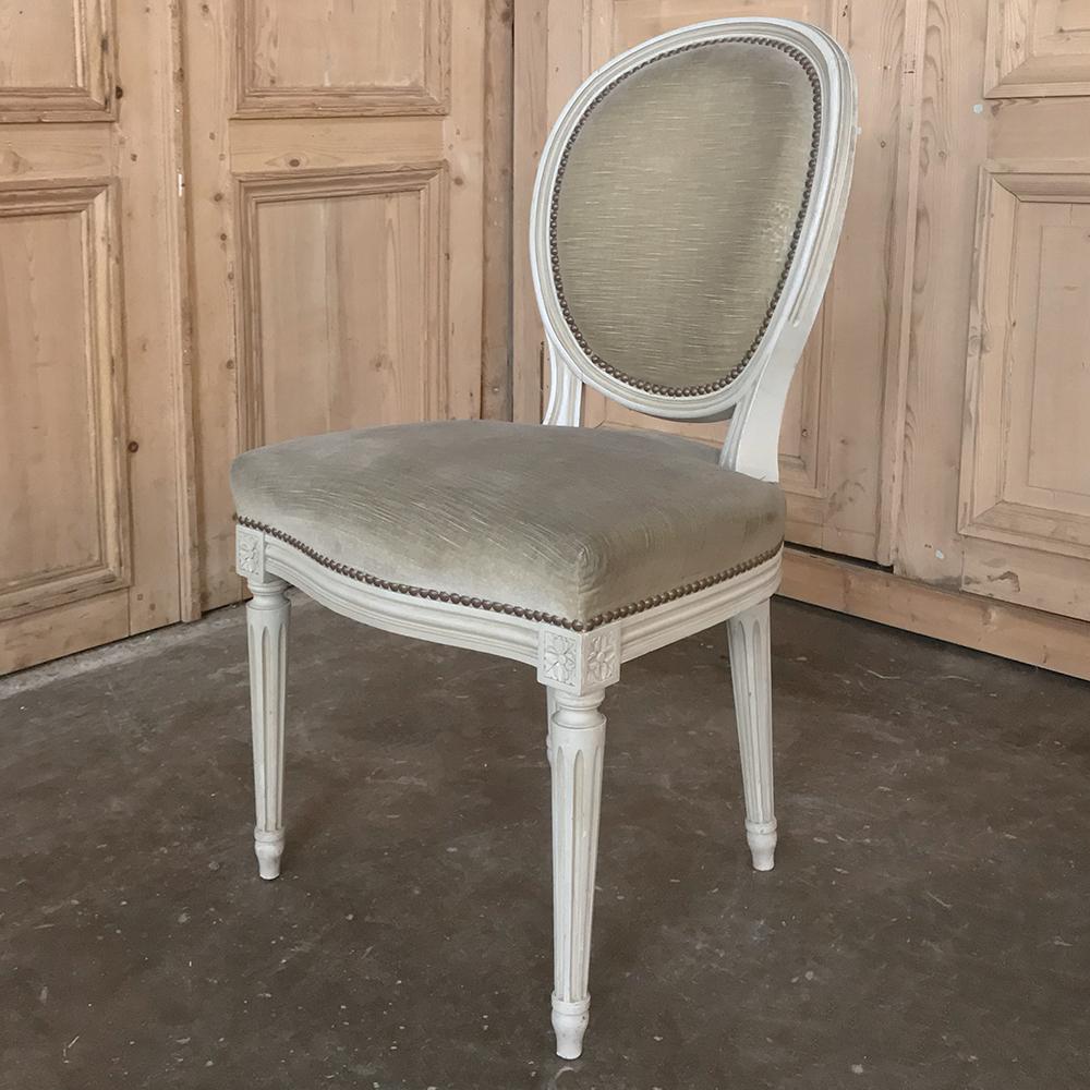 20th Century Set of 6 Antique French Louis XVI Dining Chairs