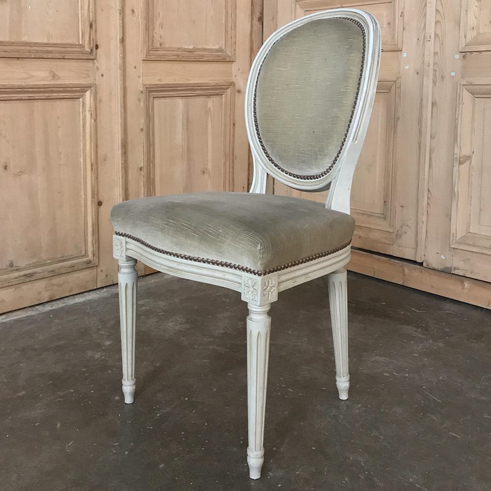 Set of 6 Antique French Louis XVI Dining Chairs 2