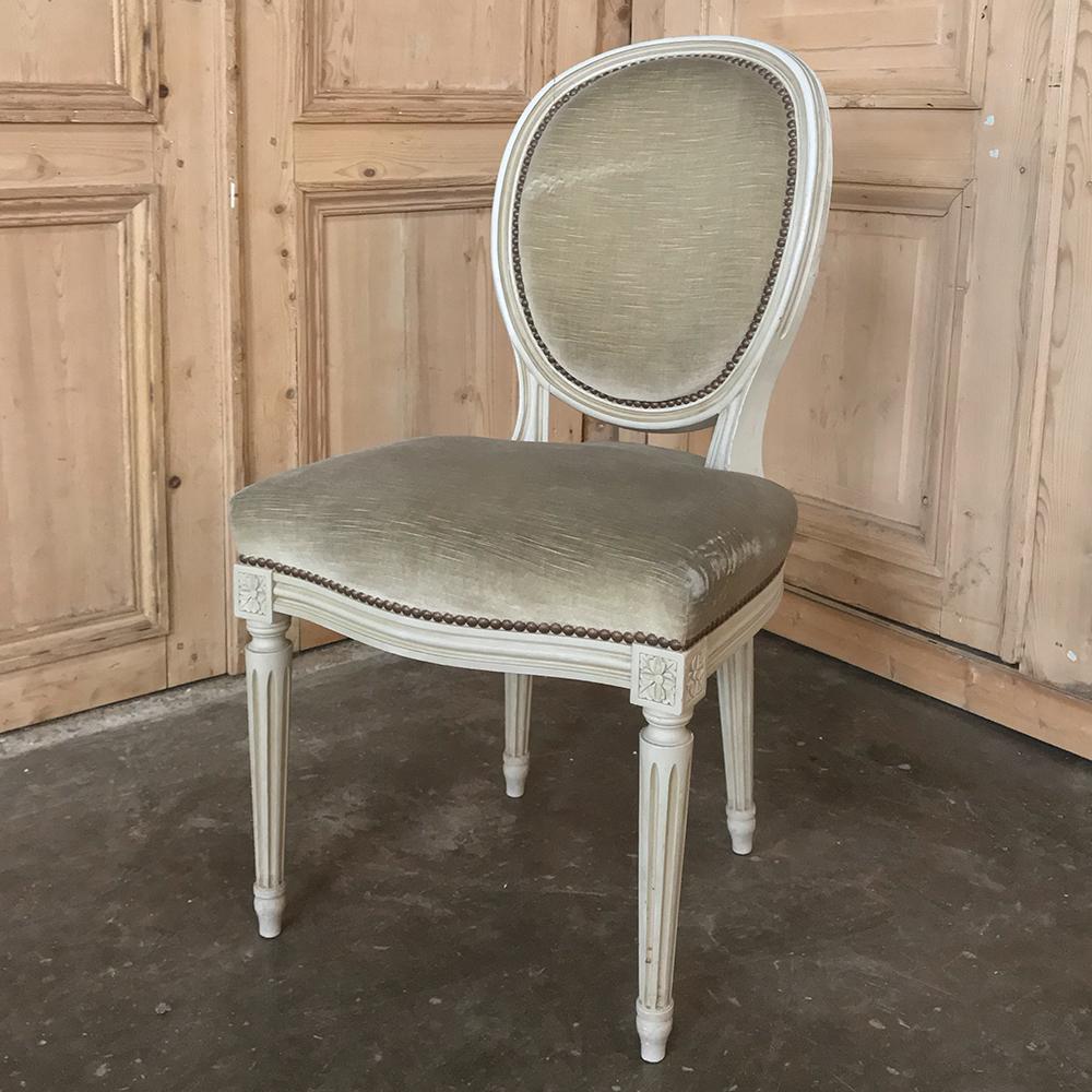 Set of 6 Antique French Louis XVI Dining Chairs 3
