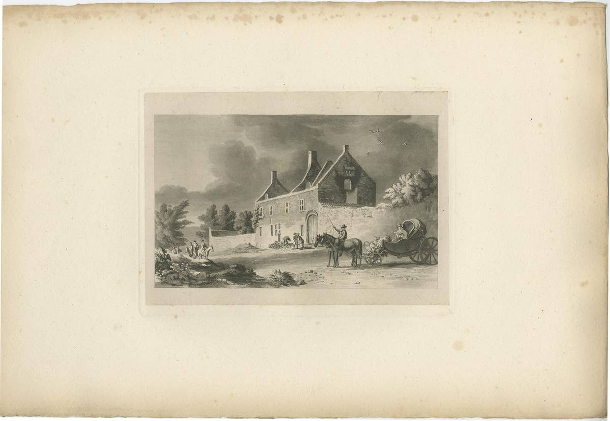 Set of 6 Antique Prints of Flanders and Holland, circa 1820