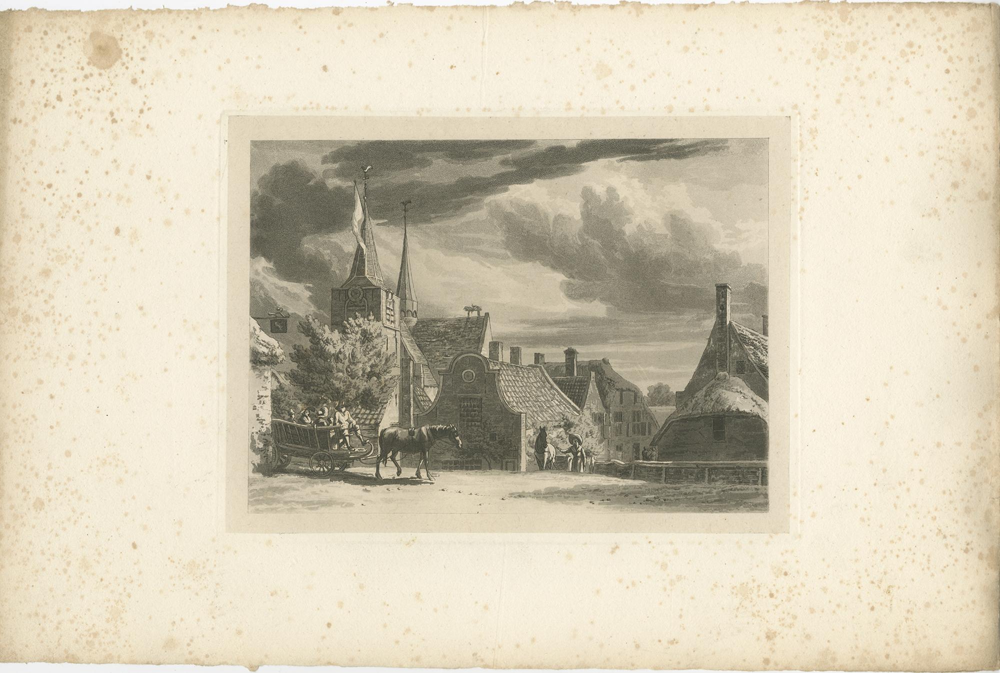 Paper Set of 6 Antique Prints of Flanders and Holland, 'circa 1820' For Sale