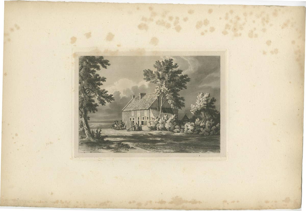 Set of 6 Antique Prints of Flanders and Holland, circa 1820