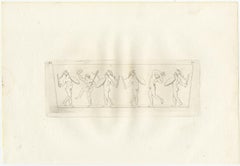 Set of 6 Antique Prints of the Designs of Vases and Tazzas by Antonini '1821'