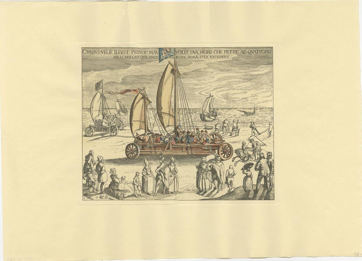 Set of 6 Antique Prints of 'Vehicle' Inventions and Designs, 'c.1920'