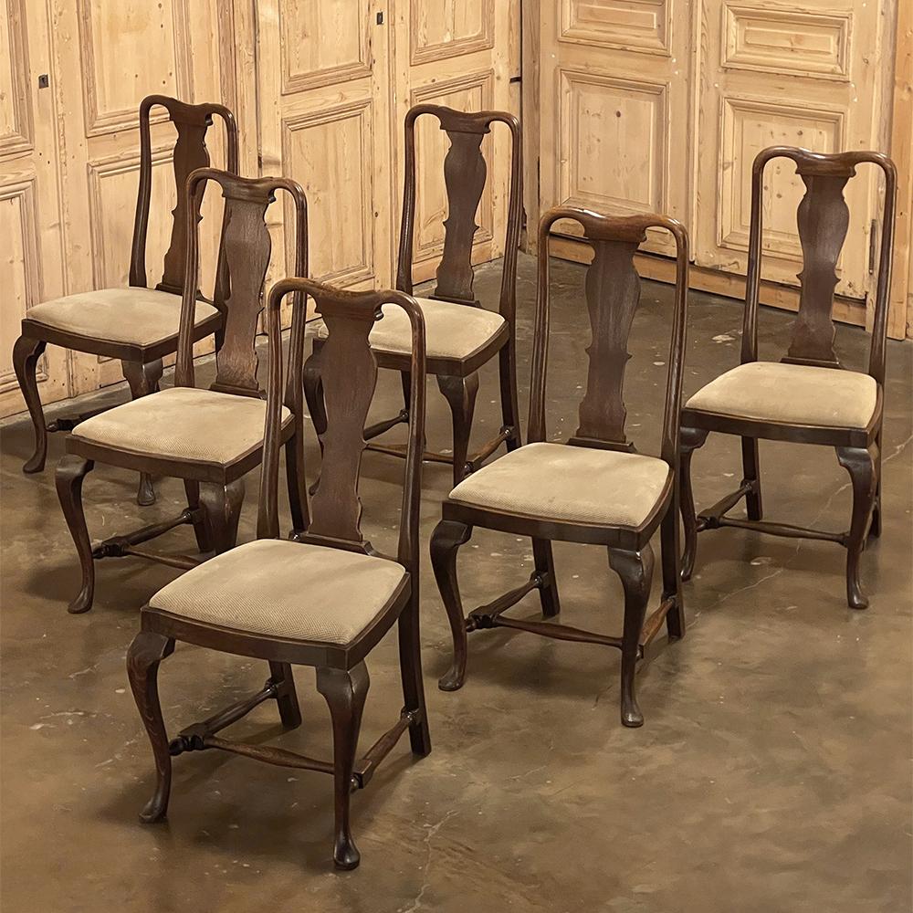 antique queen anne chairs for sale