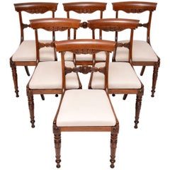 Set of 6 Antique Rosewood William IV Dining Chairs