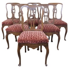 Set of 6 Antique Swedish Dining Chairs