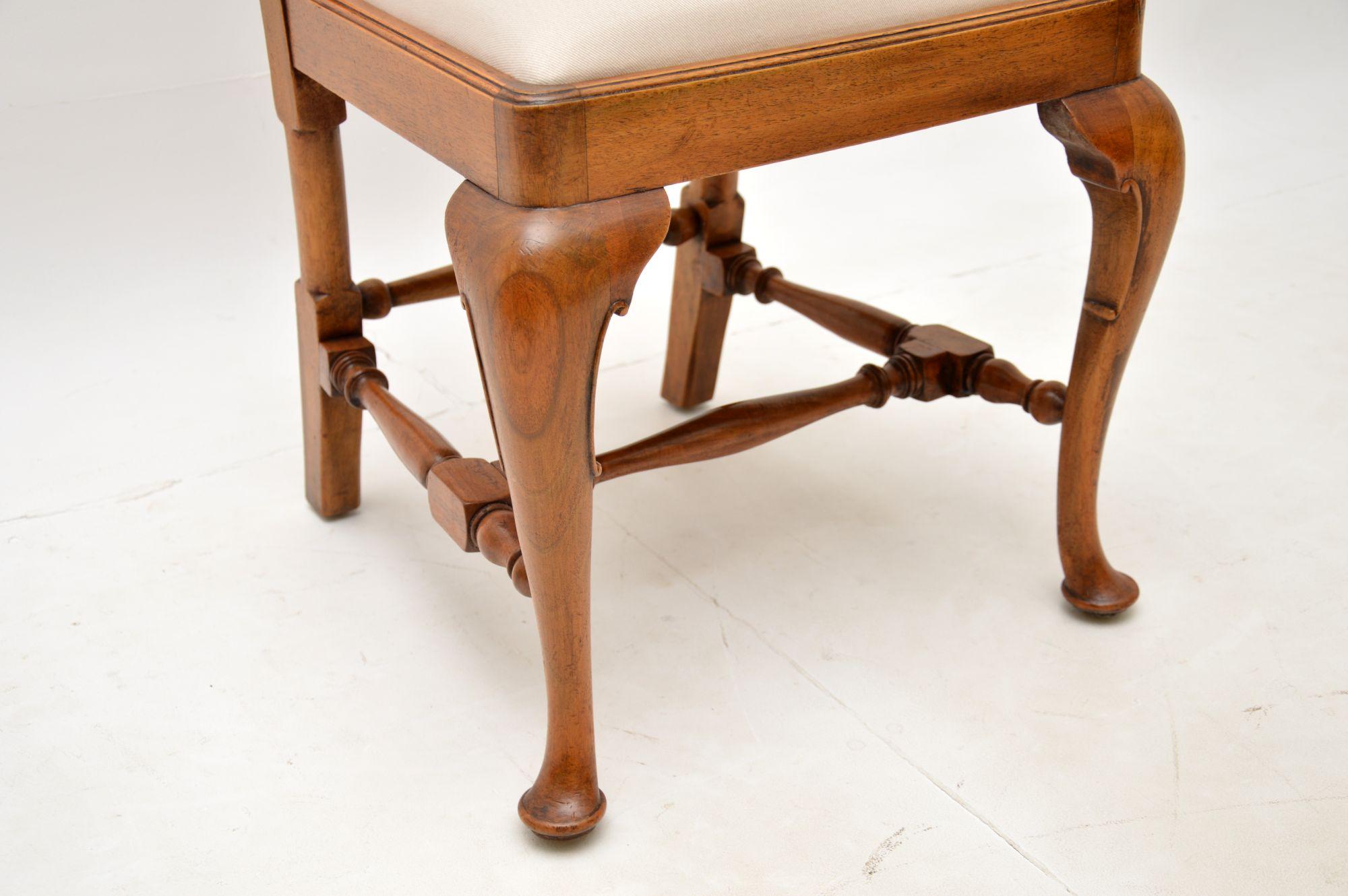 Set of 6 Antique Walnut Dining Chairs 7