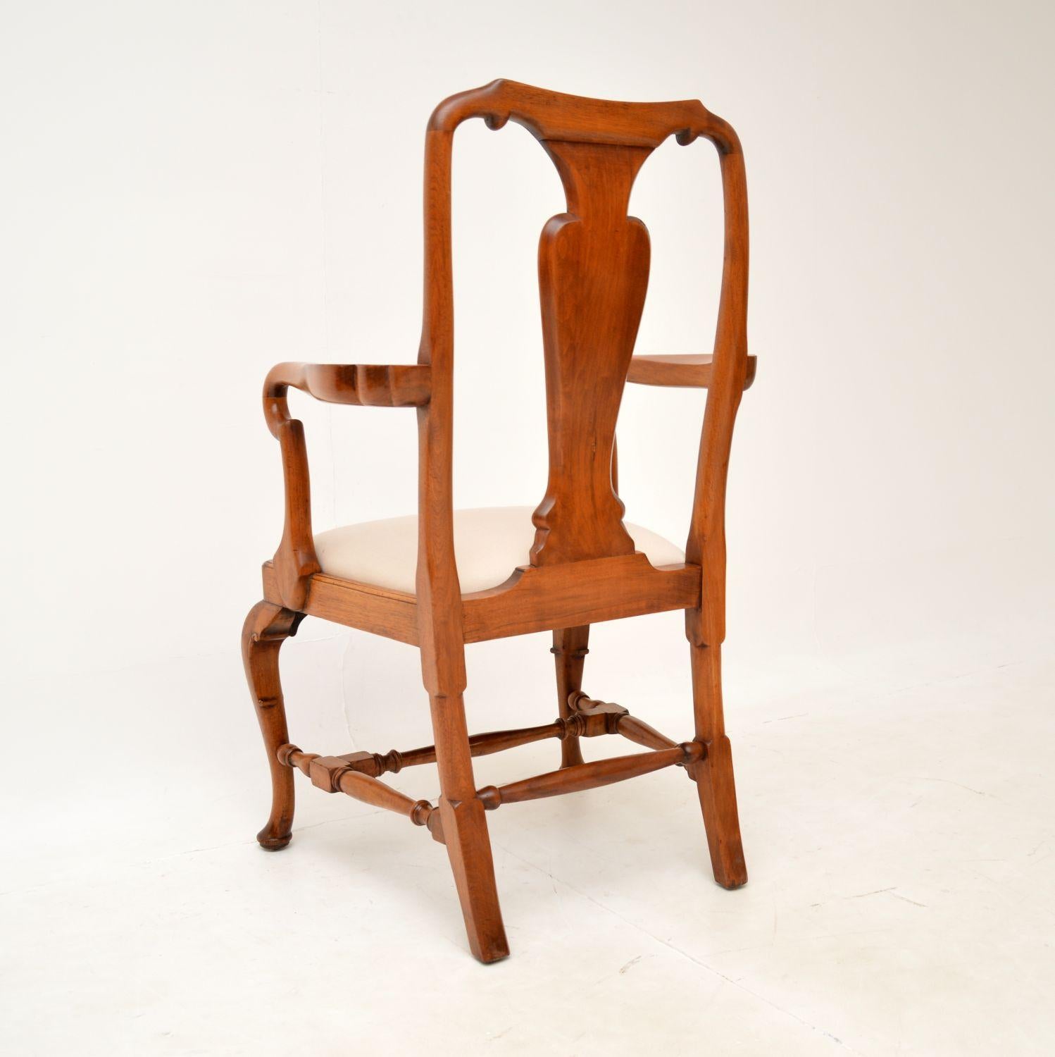 Set of 6 Antique Walnut Dining Chairs 1