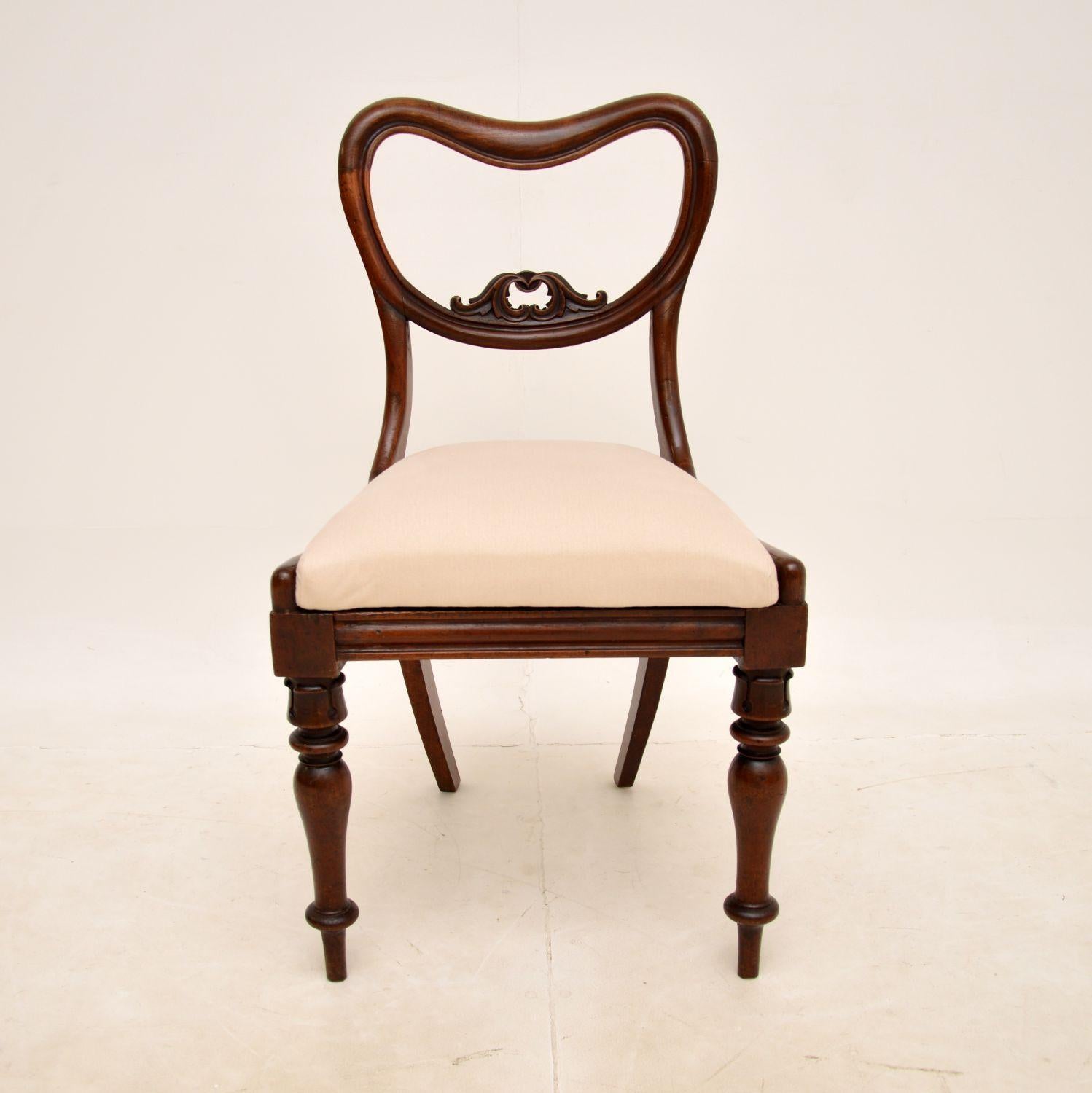 Set of 6 Antique William IV Dining Chairs In Good Condition For Sale In London, GB