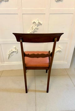 Set of 6 Antique William IV Quality Mahogany Dining Chairs