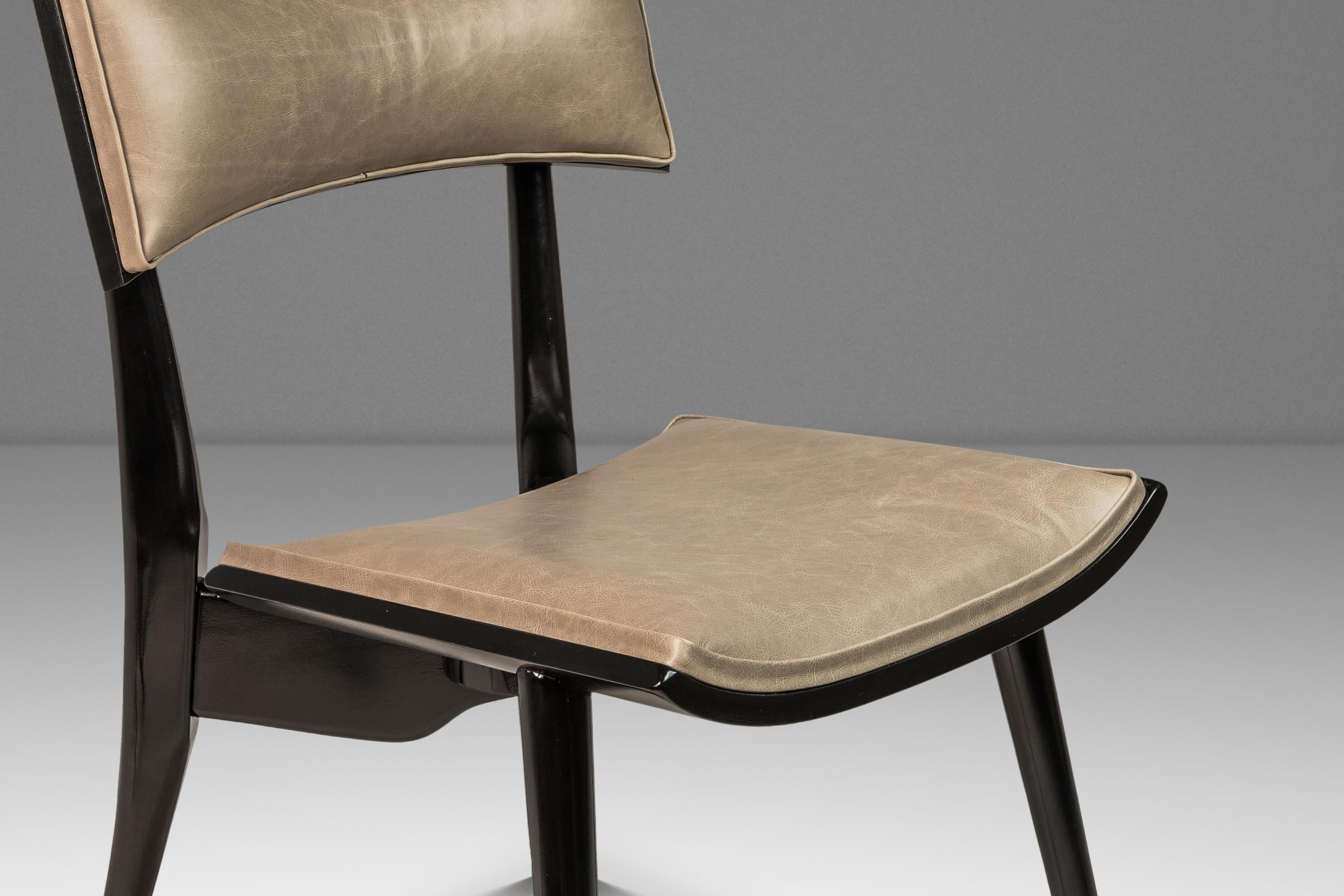 Satz von 6 architektonischen „Horn“-Stühlen von Harold Schwartz für Romweber, USA, 1960er Jahre im Angebot 6