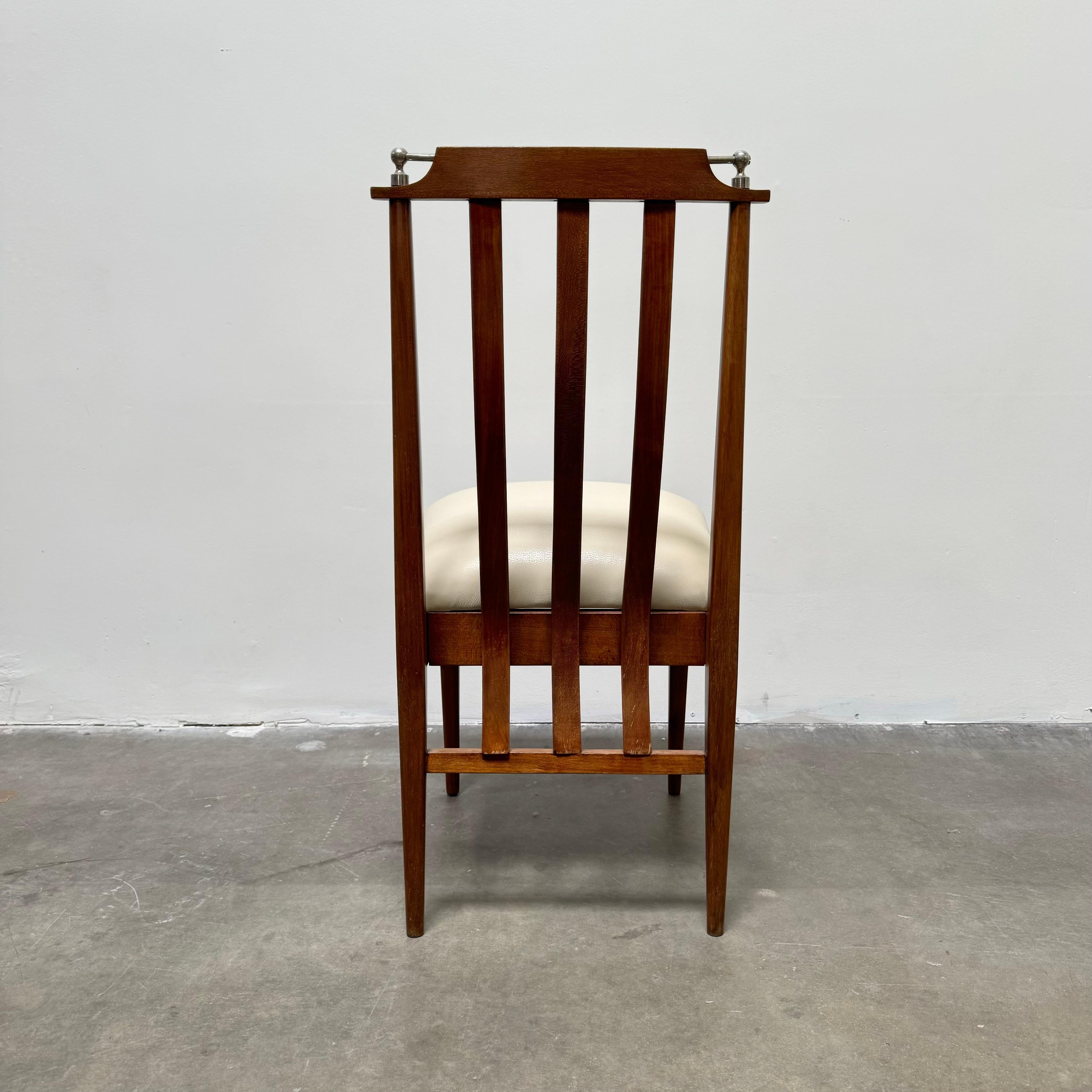 Set of 6 Argentinian Peteribí Wood Dining Chairs, Argentina 1960s 5
