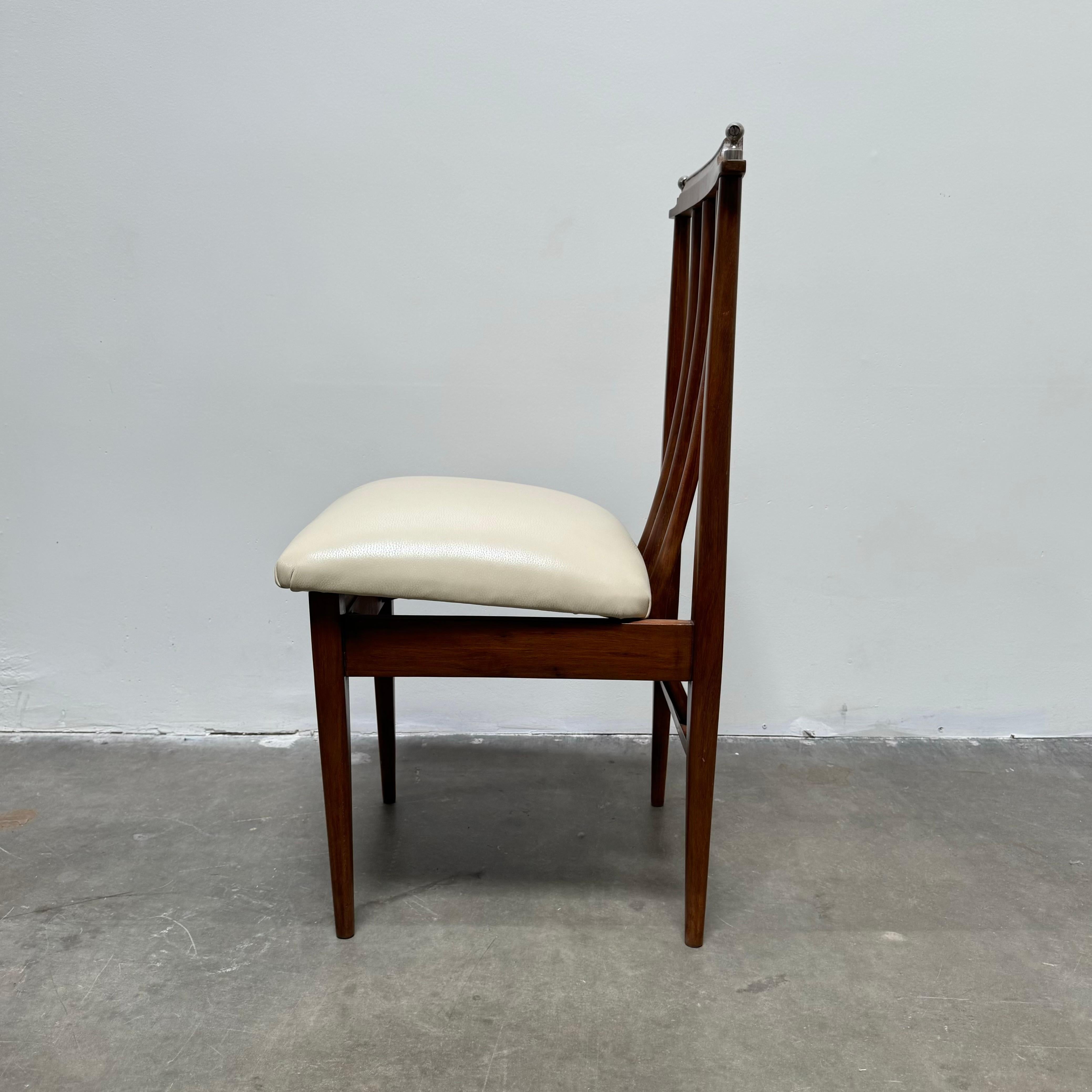 Set of 6 Argentinian Peteribí Wood Dining Chairs, Argentina 1960s 1