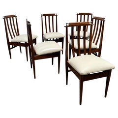 Ensemble de 6 chaises de salle à manger en bois Peteribí, Argentina 1960s