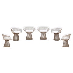 Retro Set Of 6 Armchairs Designed By Warren Platner, 1960's