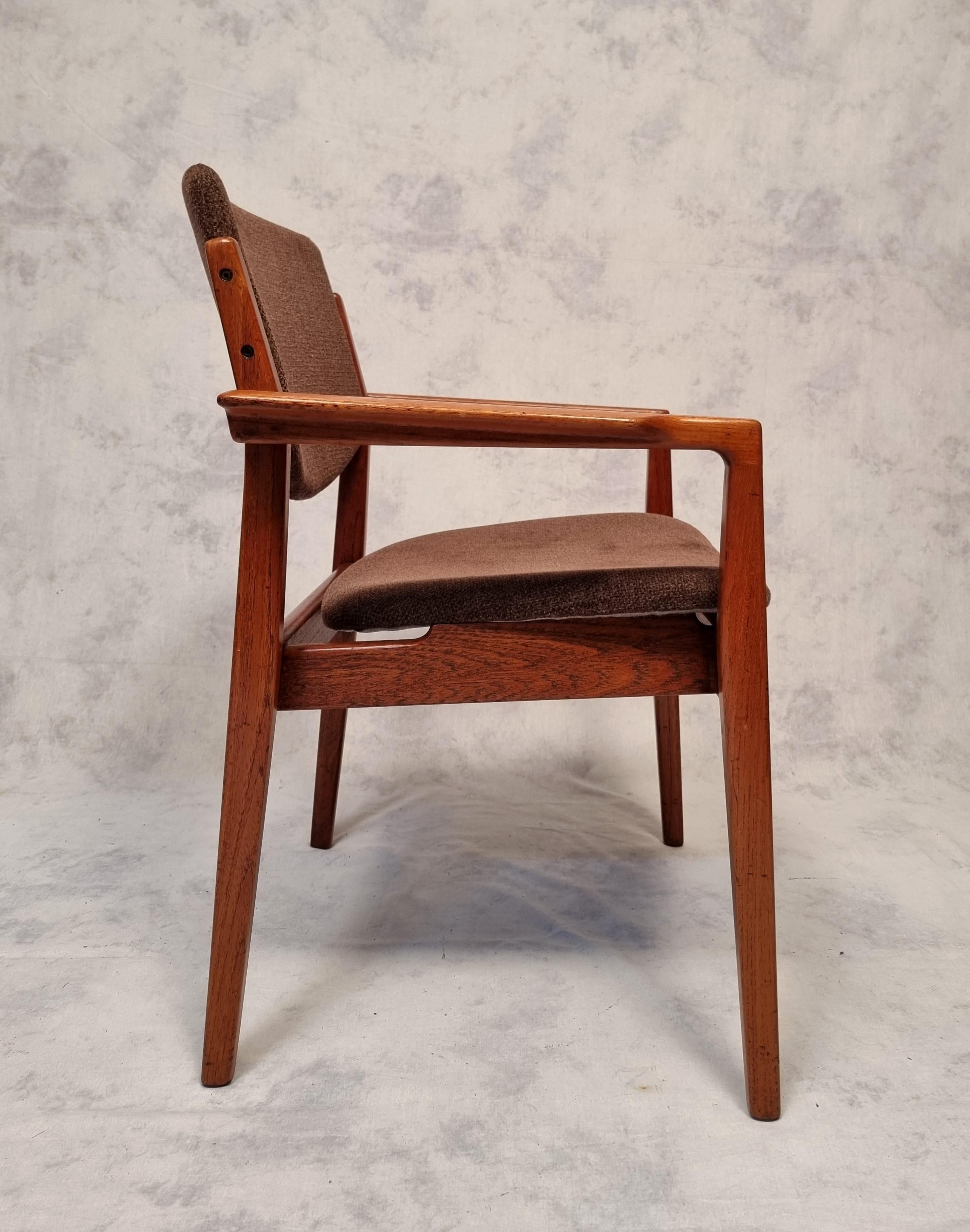 Set of 6 Armchairs Model 196, Finn Juhl For France & Son, Teak, Ca 1960 3